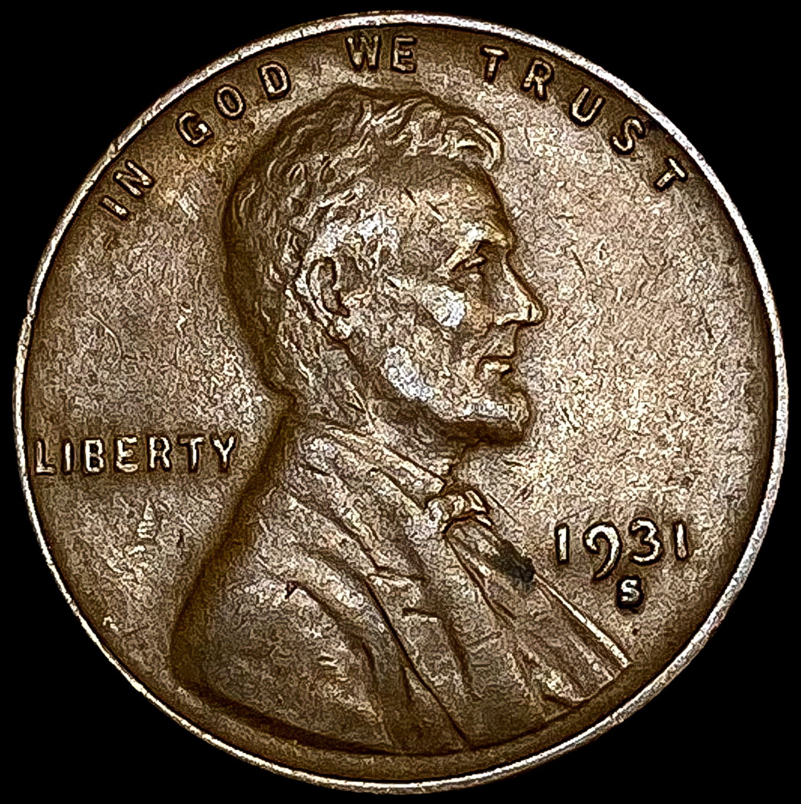 1931-S Wheat Cent CLOSELY UNCIRCULATED (1 of 2)