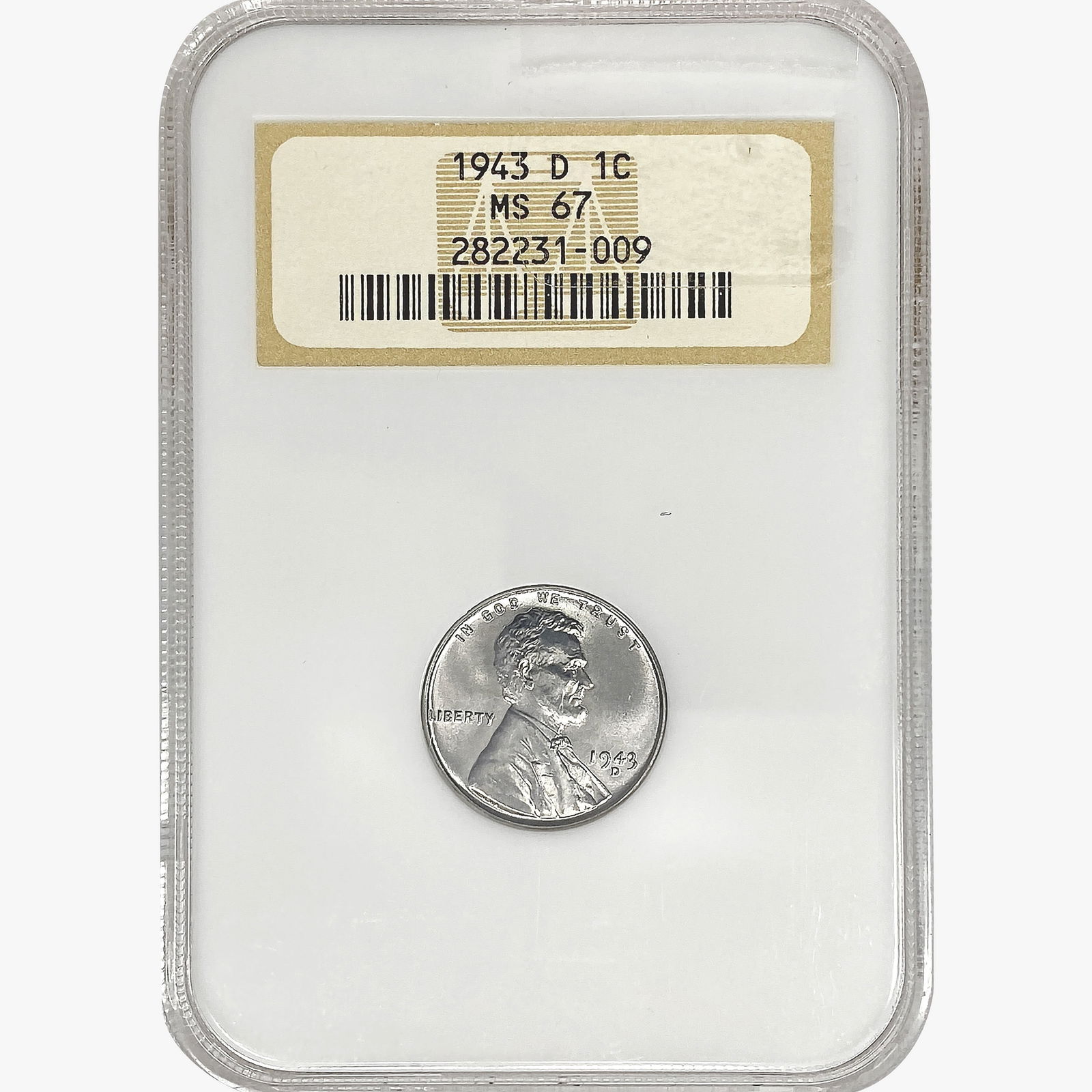 1943-D Wheat Cent NGC MS67 (1 of 2)