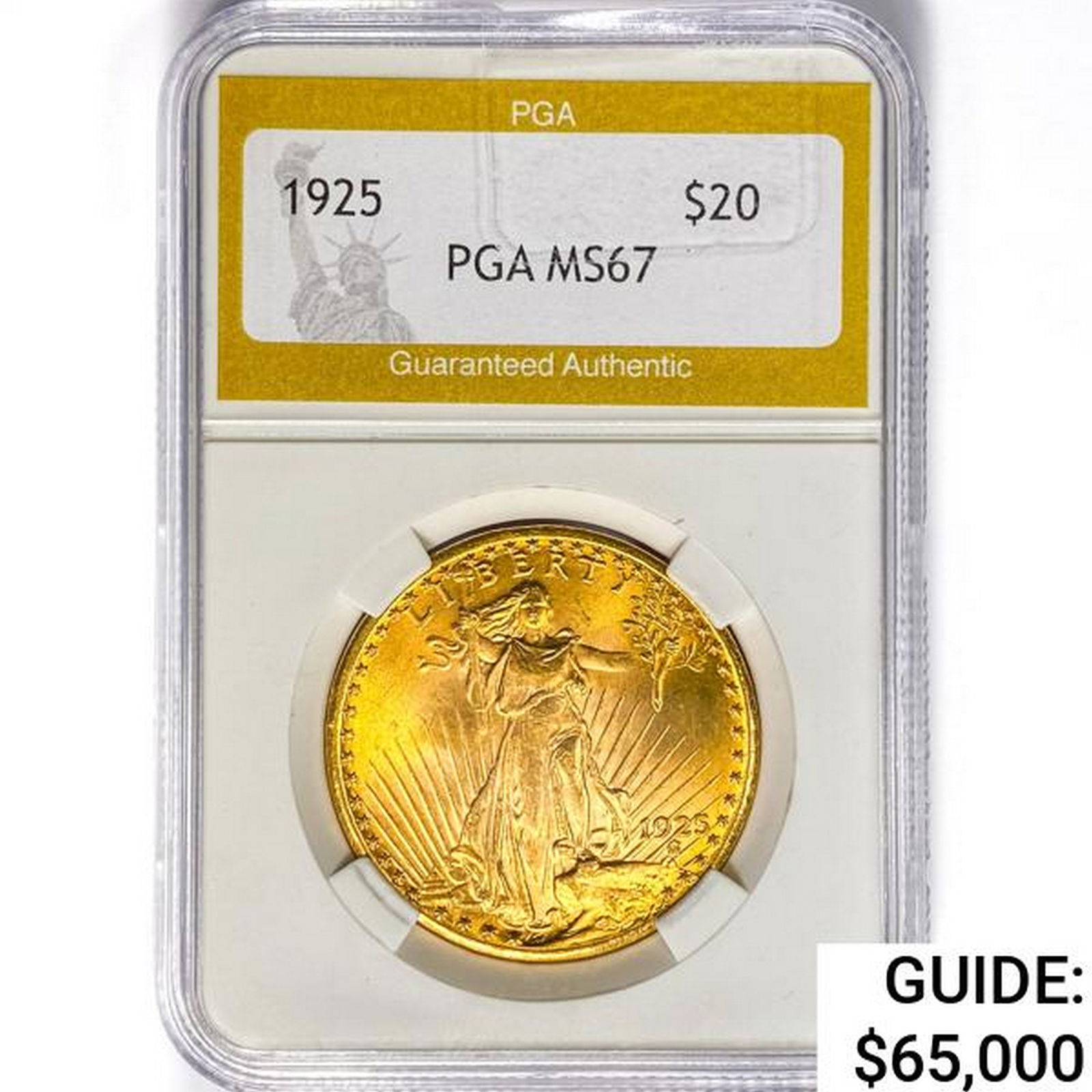 1925 $20 Gold Double Eagle PGA MS67 (1 of 2)