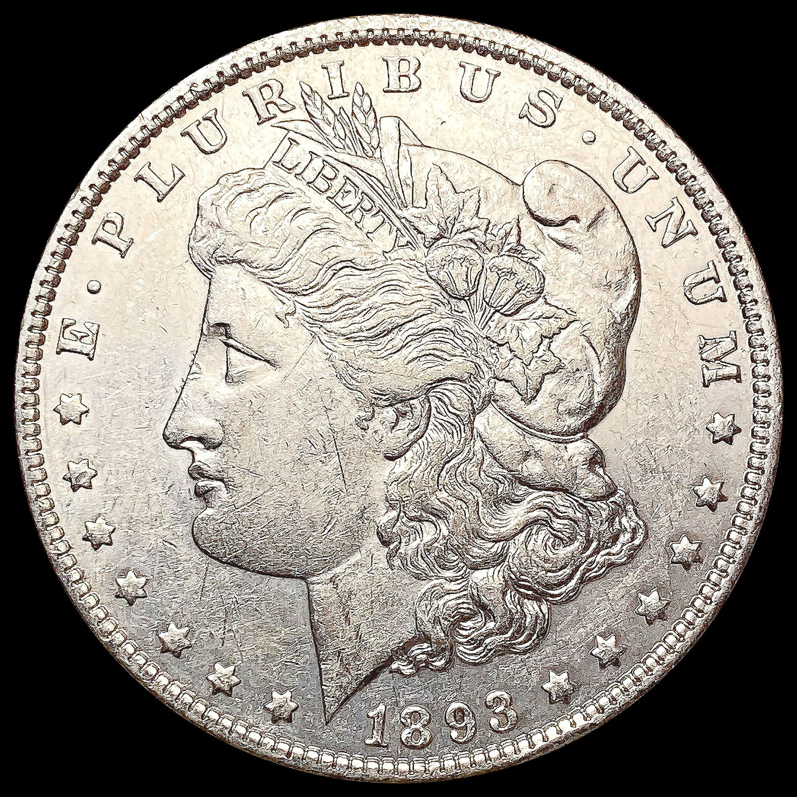 1893 Morgan Silver Dollar CLOSELY UNCIRCULATED (1 of 2)