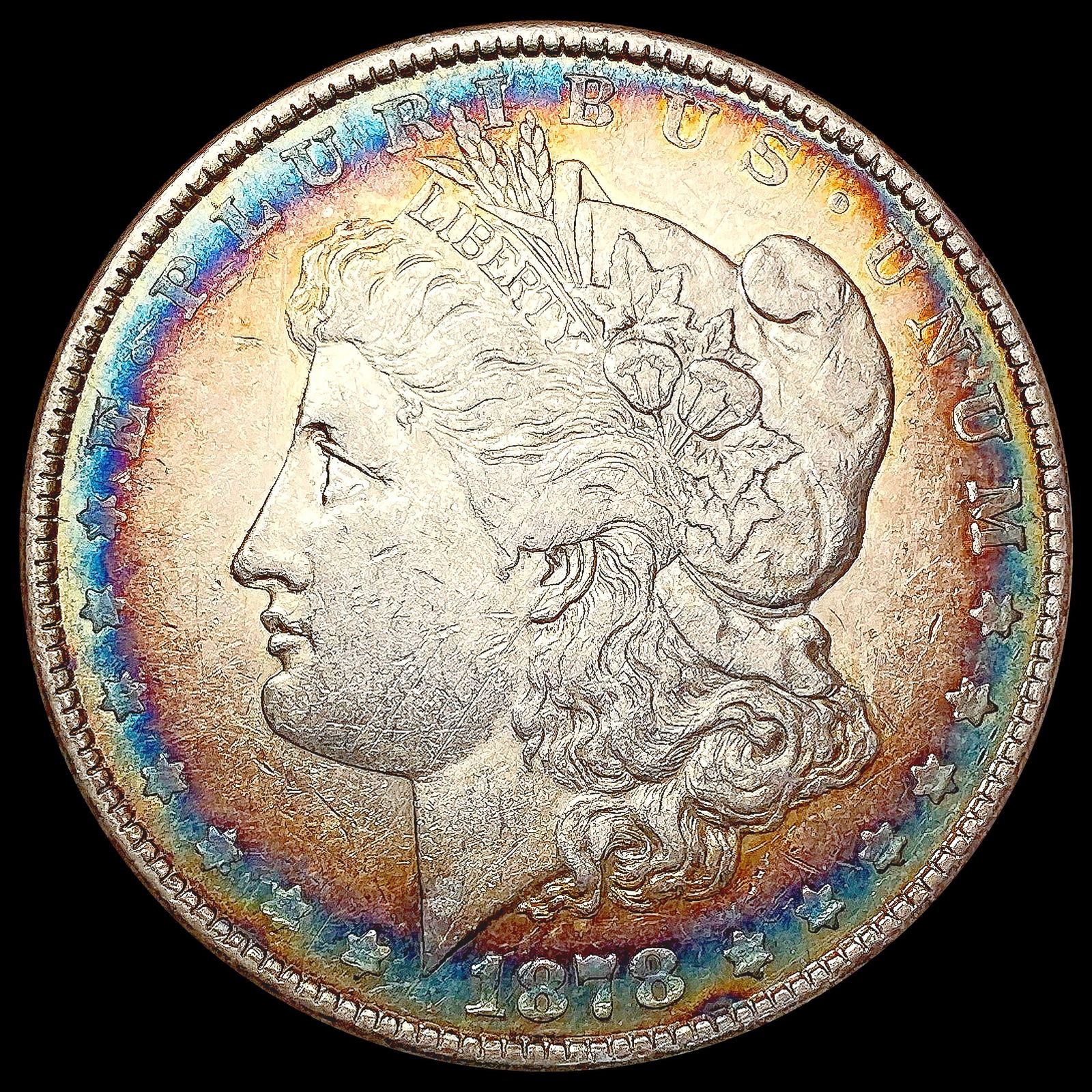 1878 8TF Morgan Silver Dollar LIGHTLY CIRCULATED (1 of 2)