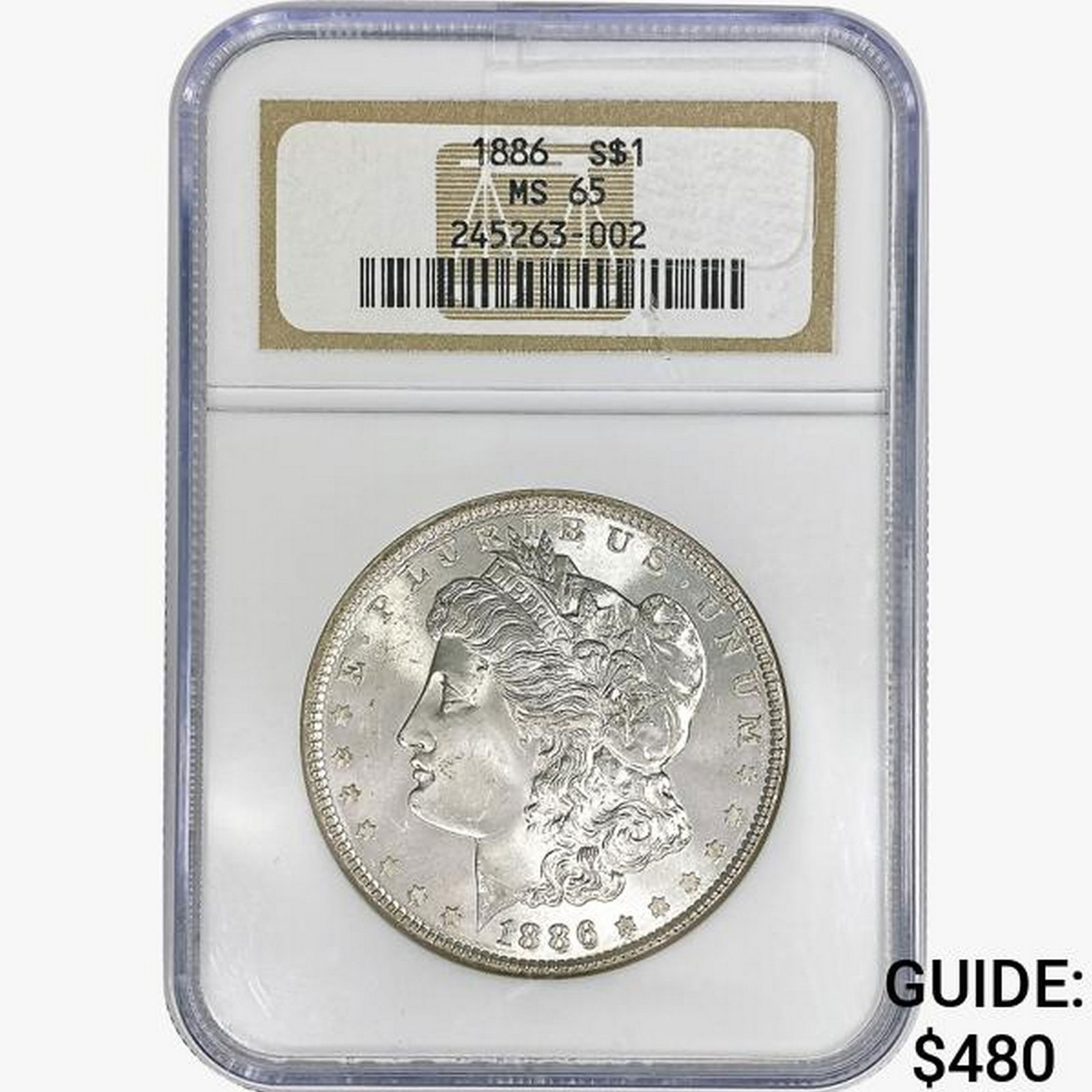 1886 Morgan Silver Dollar NGC MS65 (1 of 2)