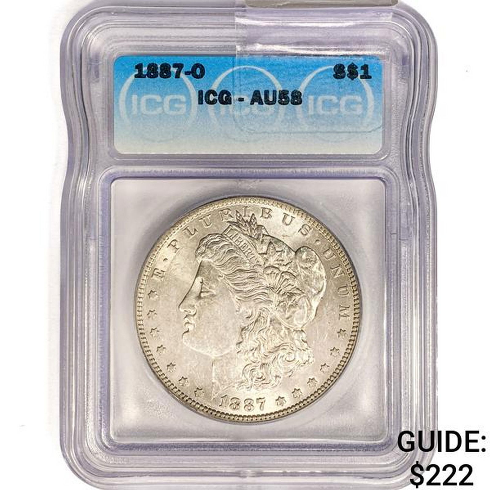 1887-O Morgan Silver Dollar ICG AU58 (1 of 2)