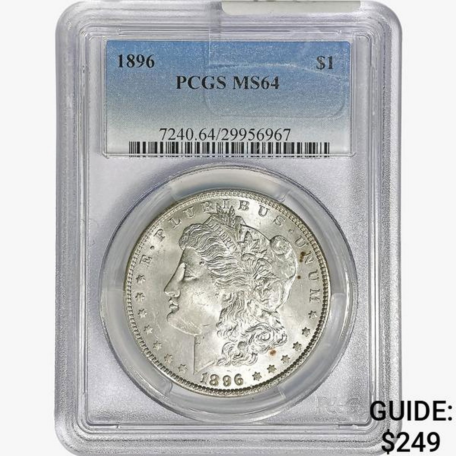 1896 Morgan Silver Dollar PCGS MS64 (1 of 2)