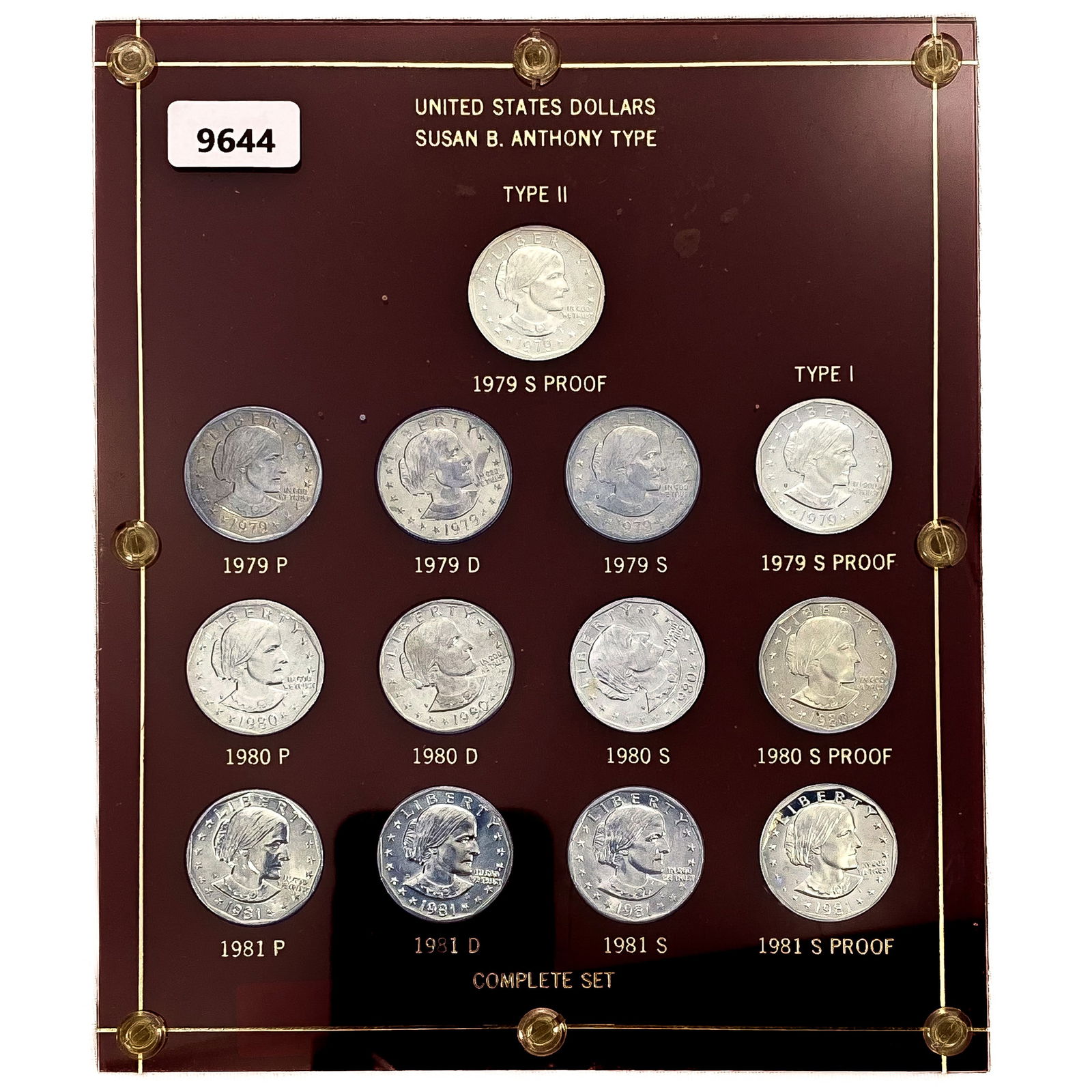 1979-1981 Susan B Anthony Dollar Set [13 Coins] (1 of 2)