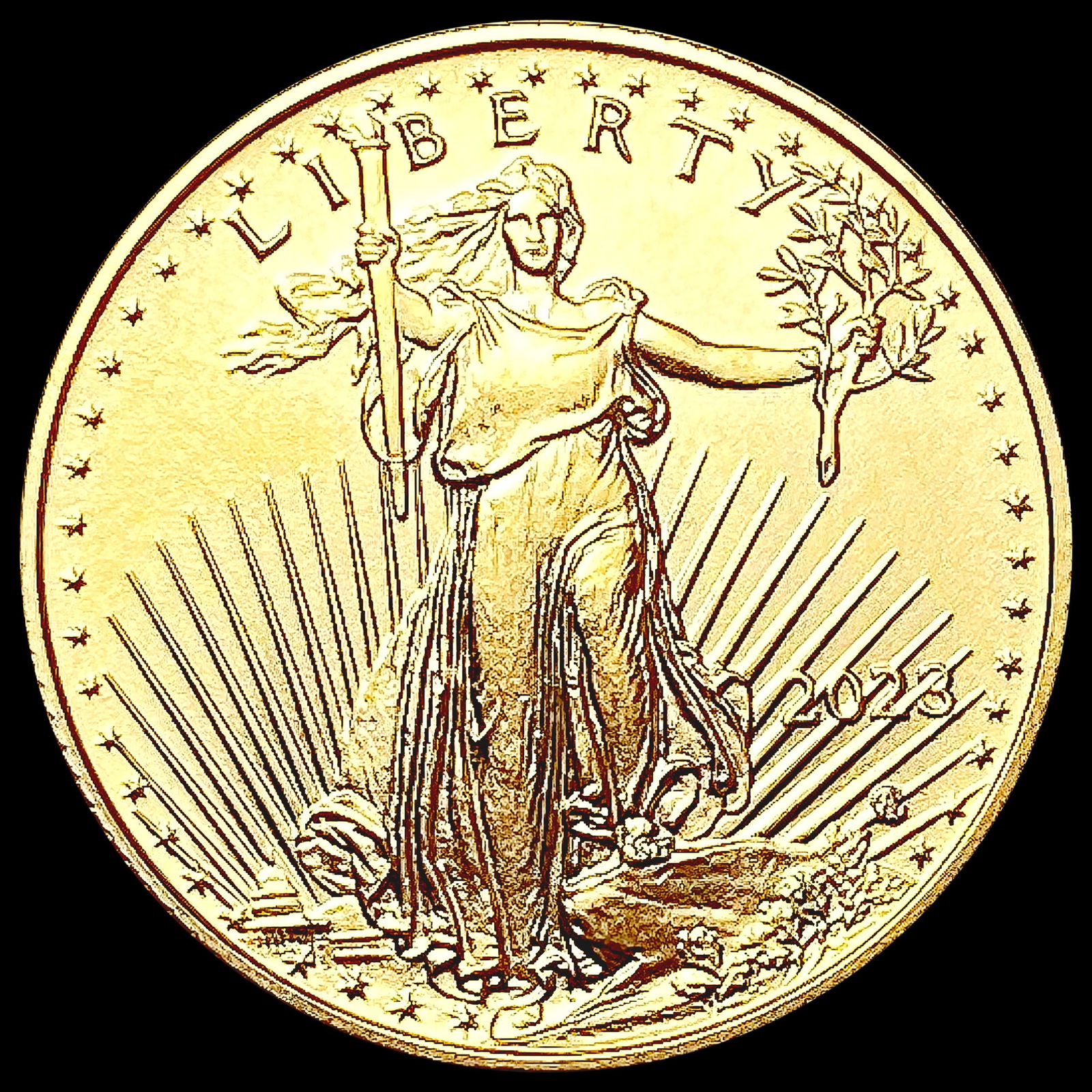 2023 US 1/10oz Gold $5 Eagle SUPERB GEM BU (1 of 2)