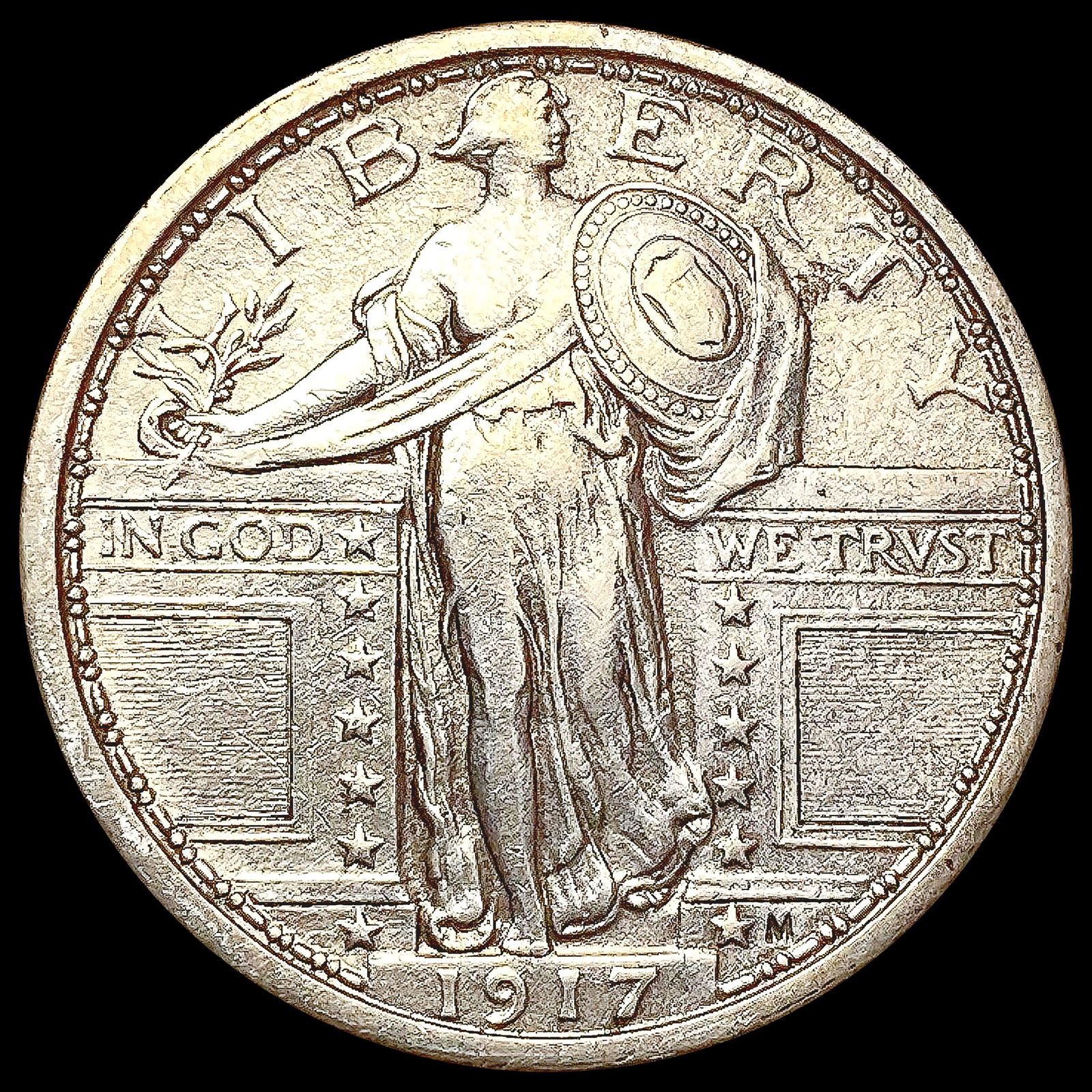 1917 Standing Liberty Quarter CLOSELY UNCIRCULATED (1 of 2)