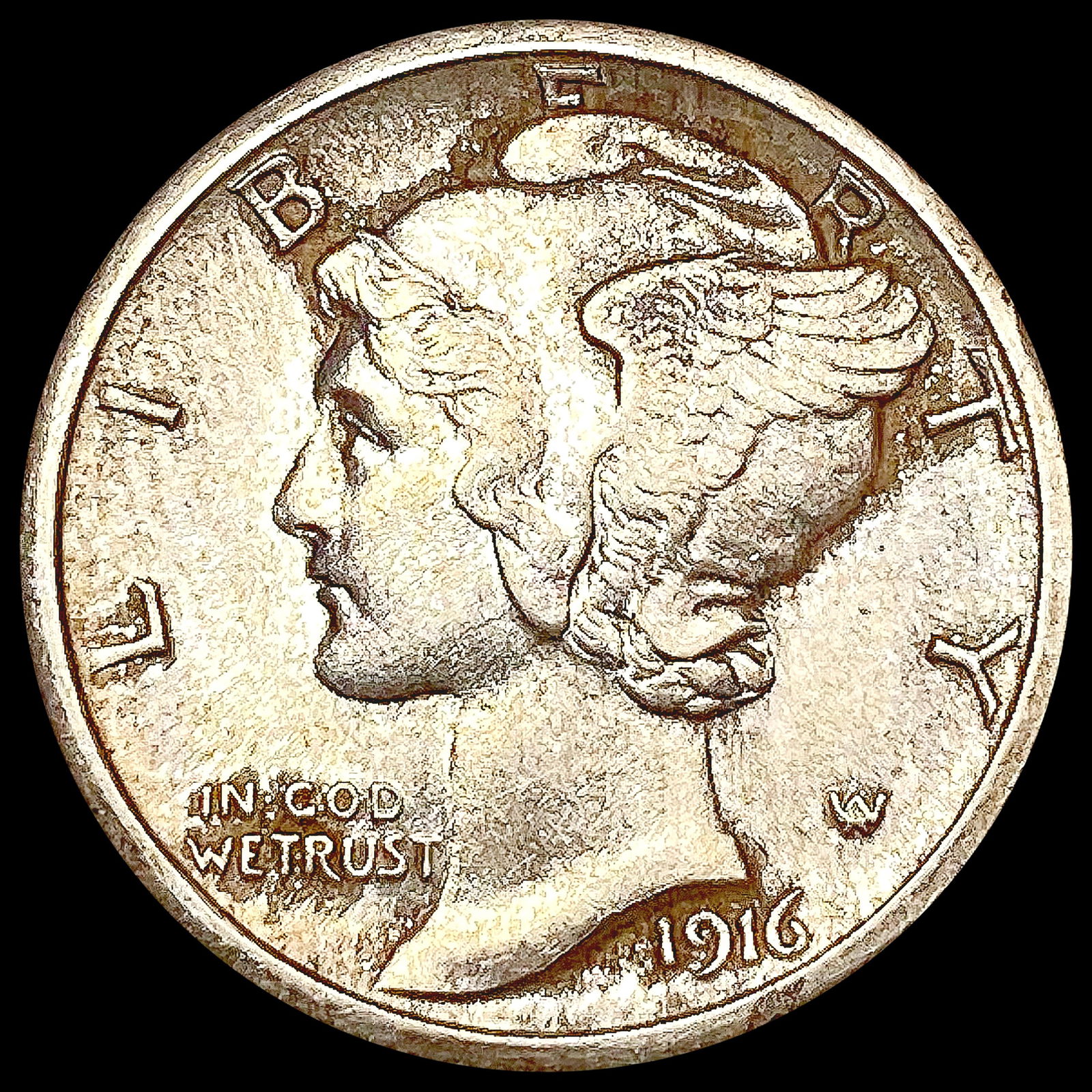 1916 FSB Mercury Dime UNCIRCULATED (1 of 2)