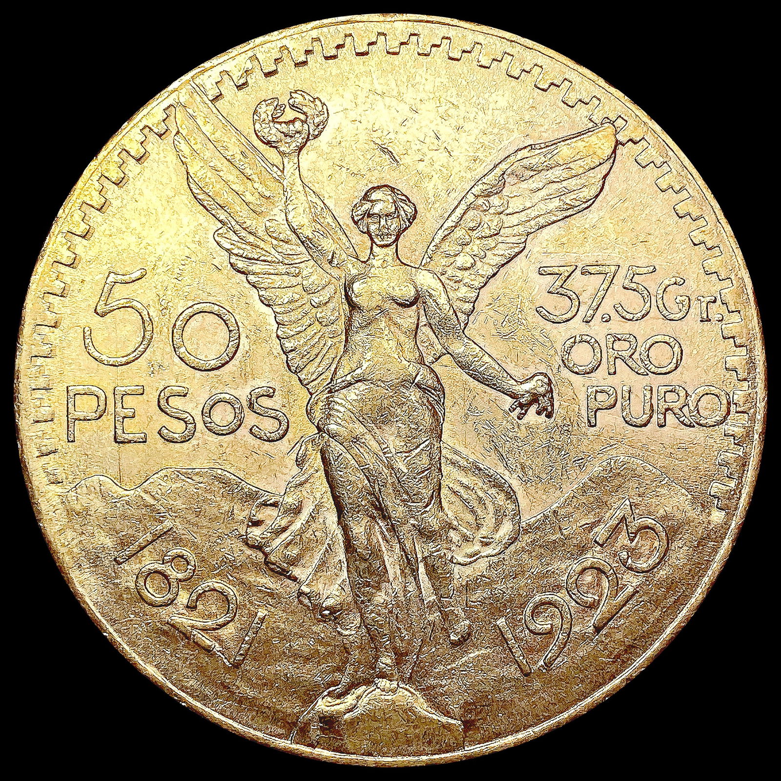 1923 Mexico 1.2057oz Gold 50 Pesos UNCIRCULATED (1 of 2)