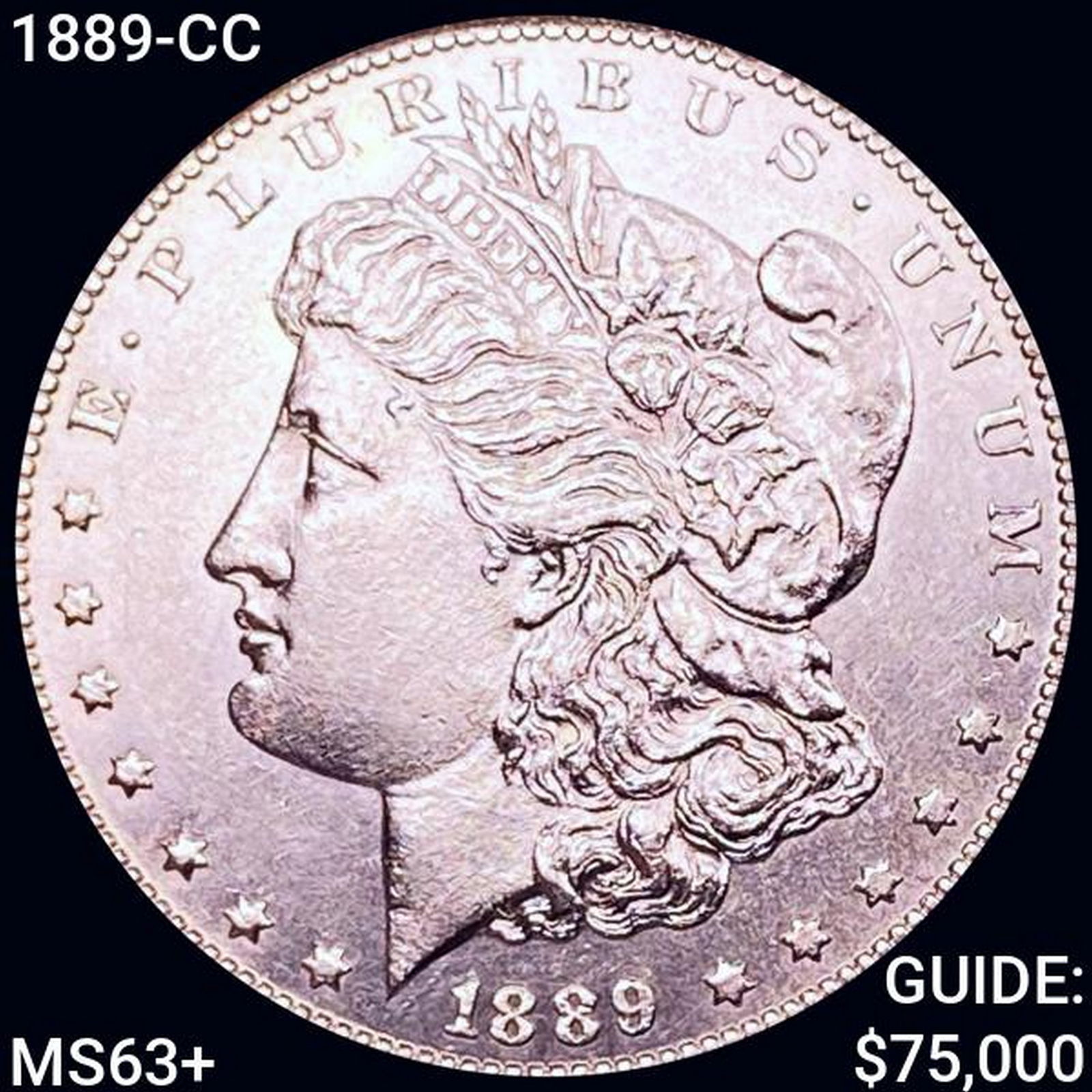 1889-CC Morgan Silver Dollar CHOICE BU+ (1 of 2)