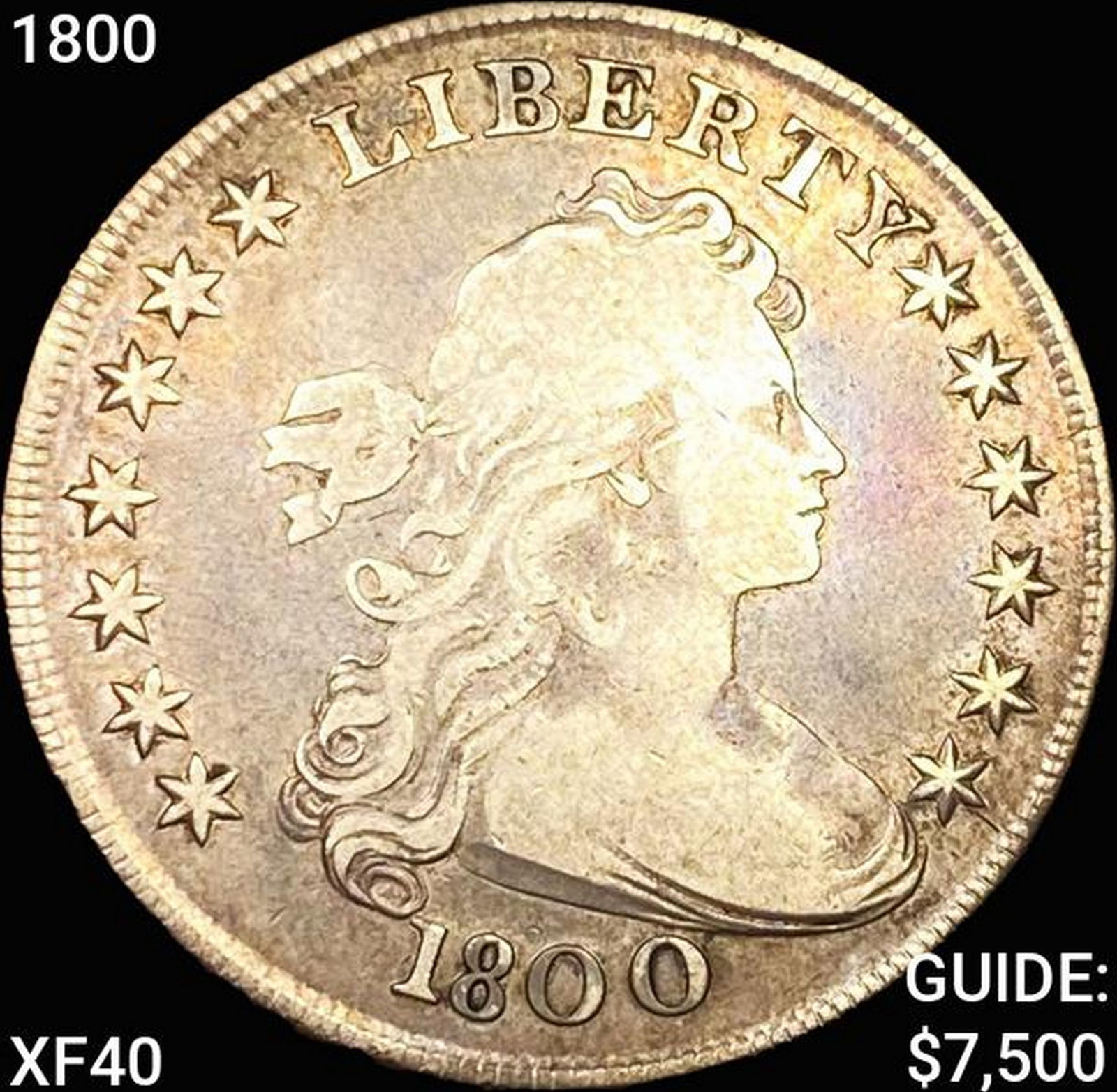 1800 Draped Bust Dollar UNCIRCULATED + (1 of 2)