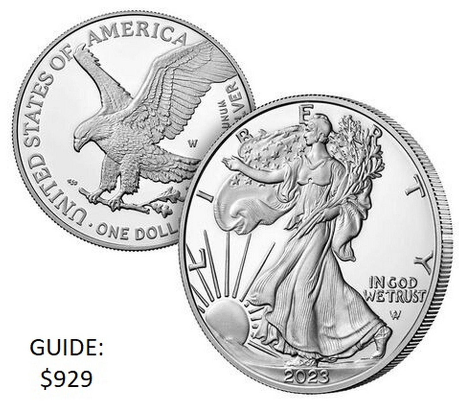 American Eagle 2023 One Ounce Silver Proof Coin (1 of 5)