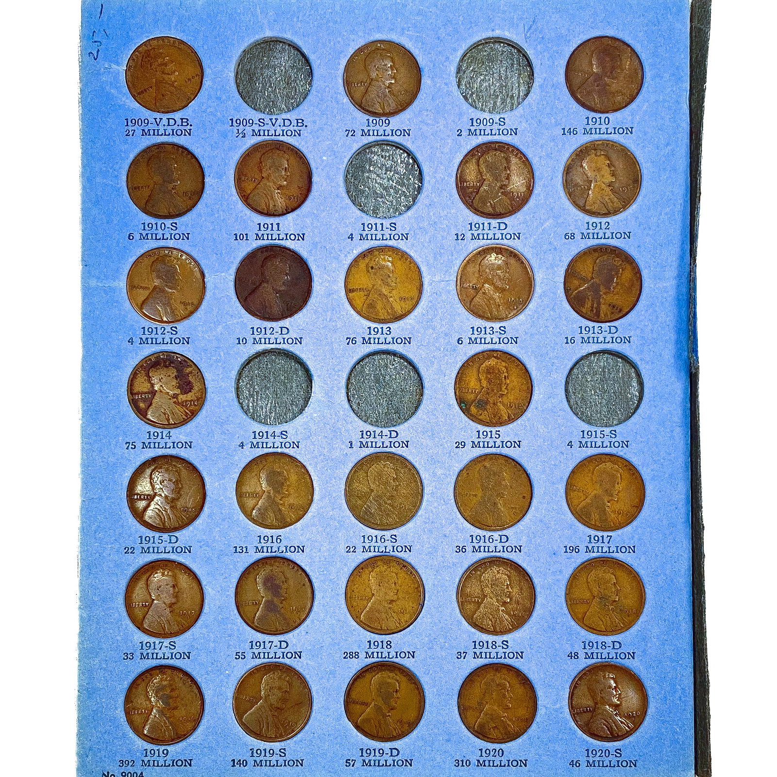 1909-1945 Lincoln Cent Collection [98 Coins]: 1909-1945 Lincoln Cent Collection [98 Coins]