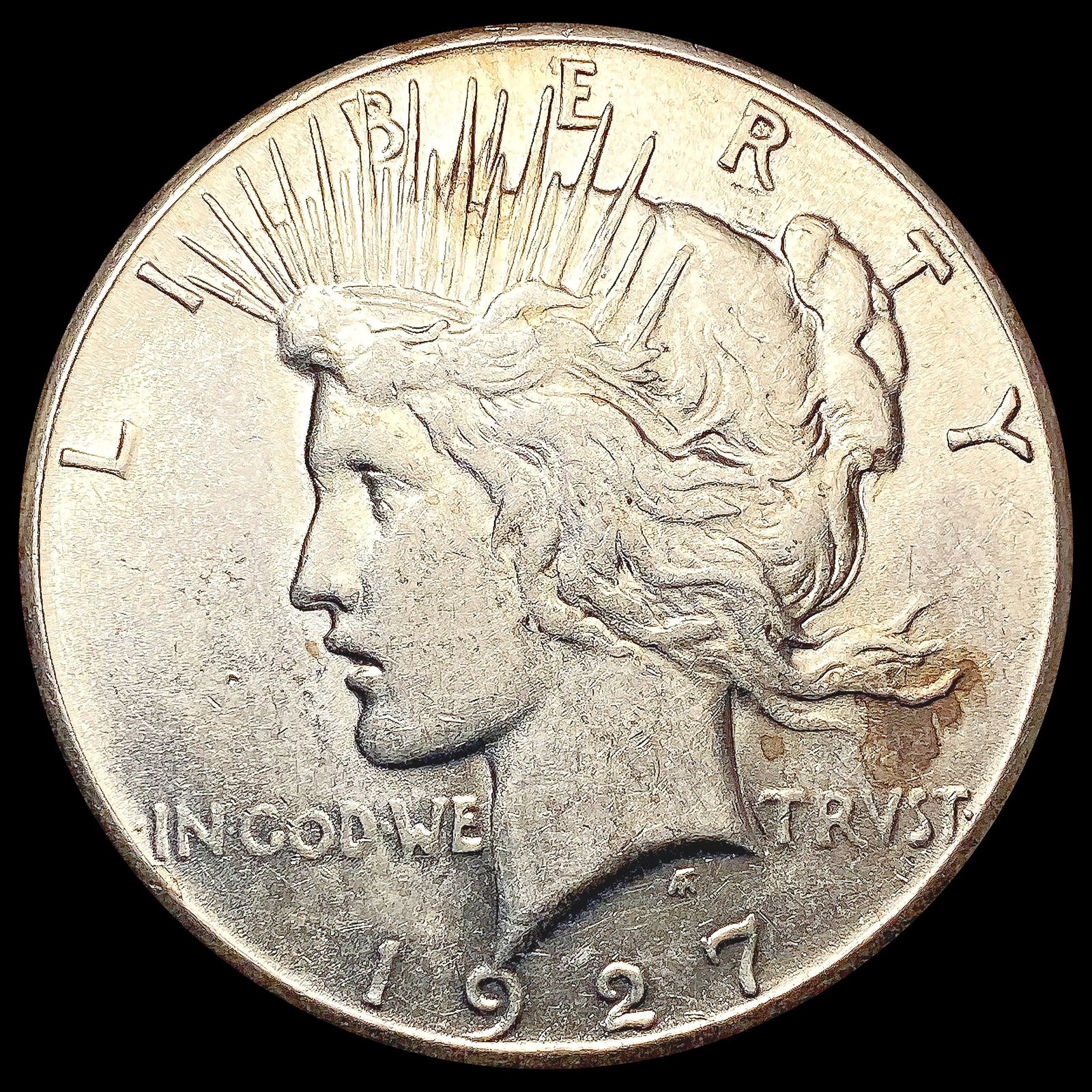 1927 Silver Peace Dollar CLOSELY UNCIRCULATED (1 of 2)