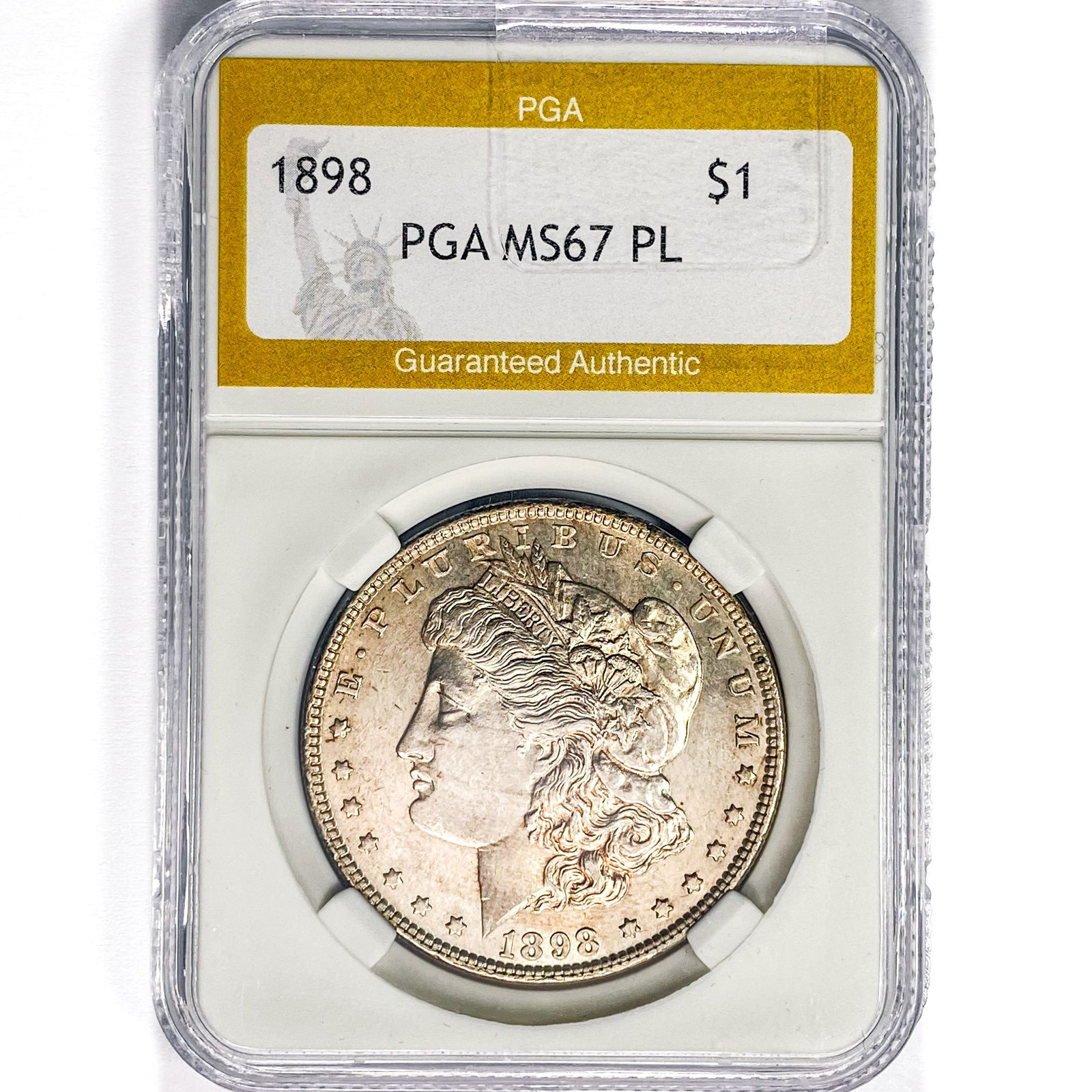 1898 Morgan Silver Dollar PGA MS67 PL (1 of 2)