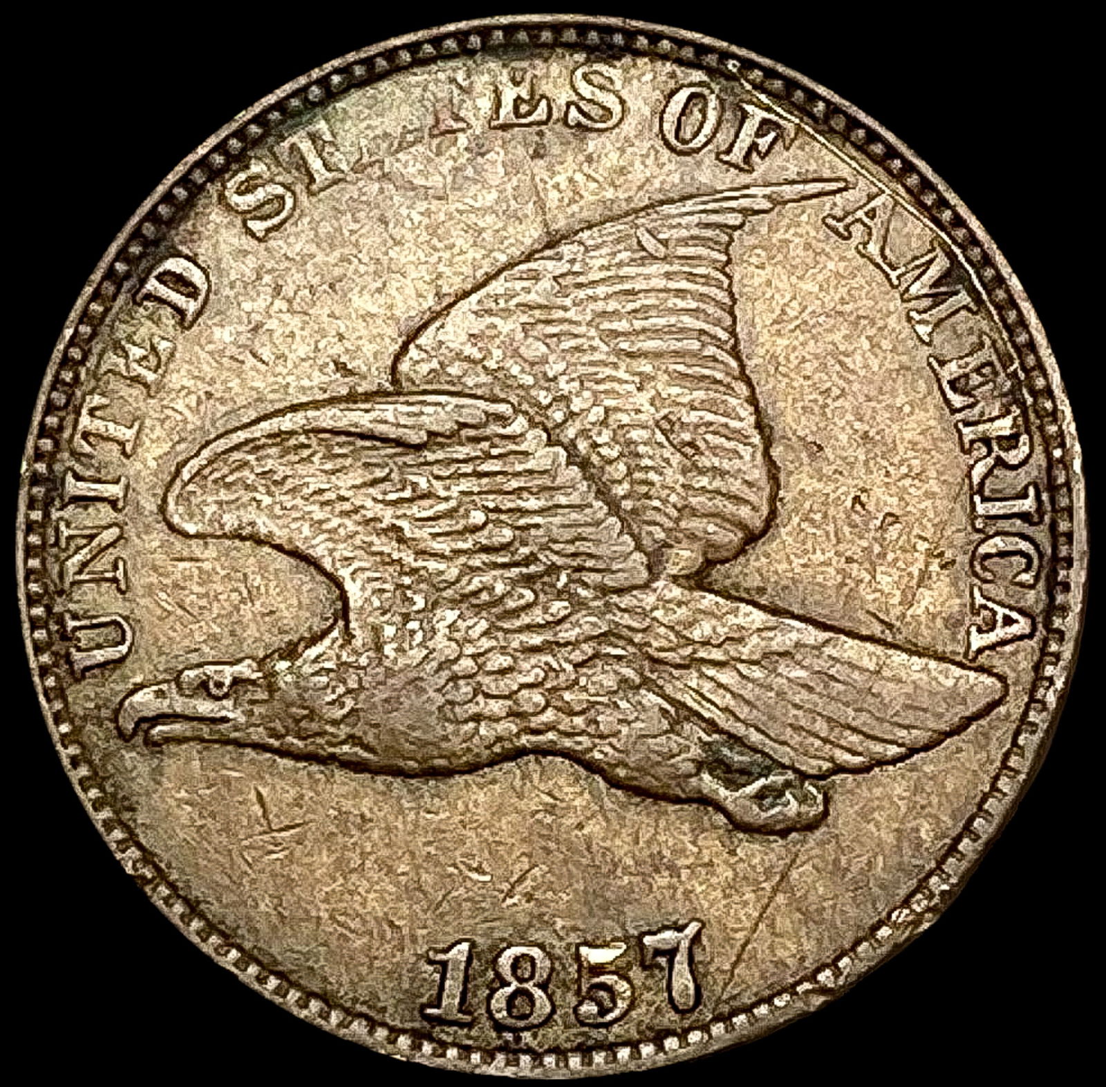 1857 Flying Eagle Cent LIGHTLY CIRCULATED (1 of 2)