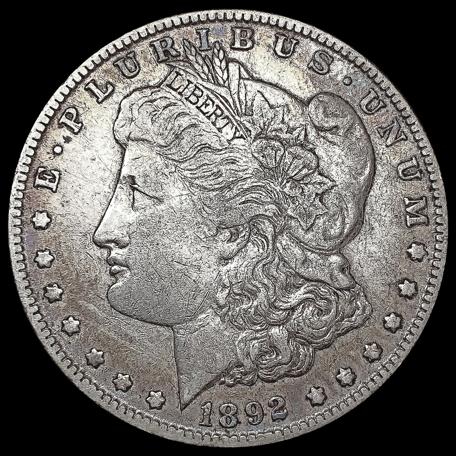 1892-O Morgan Silver Dollar LIGHTLY CIRCULATED (1 of 2)