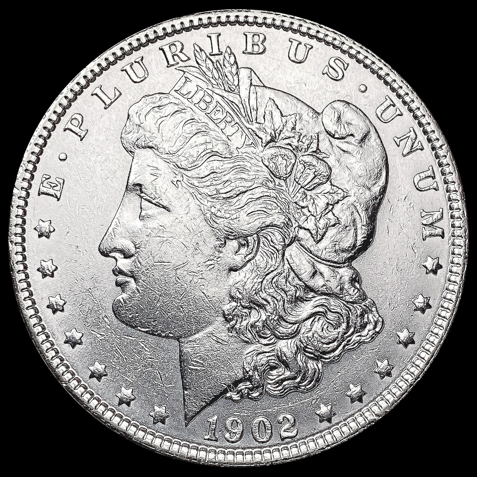 1902 Morgan Silver Dollar CLOSELY UNCIRCULATED (1 of 2)