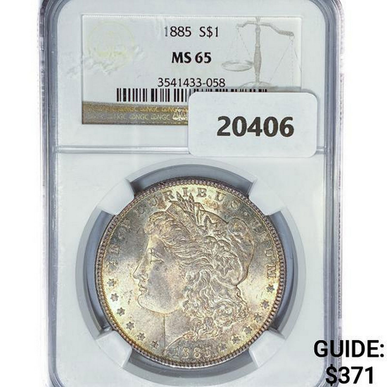 1885 Morgan Silver Dollar NGC MS65 (1 of 2)