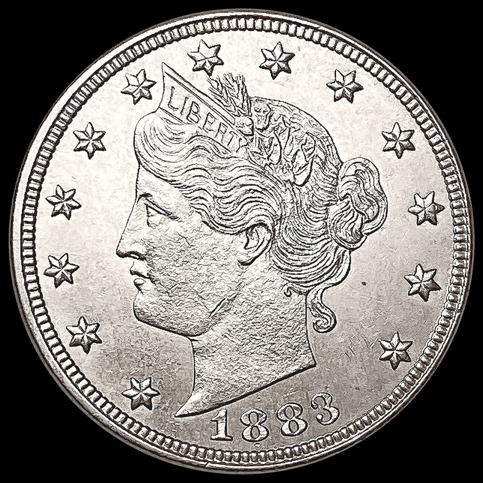 1883 Liberty Victory Nickel GEM BU (1 of 2)