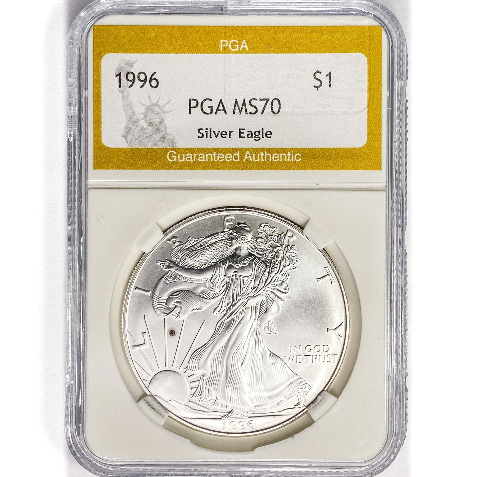 1996 American 1oz Silver Eagle PGA MS70 (1 of 2)