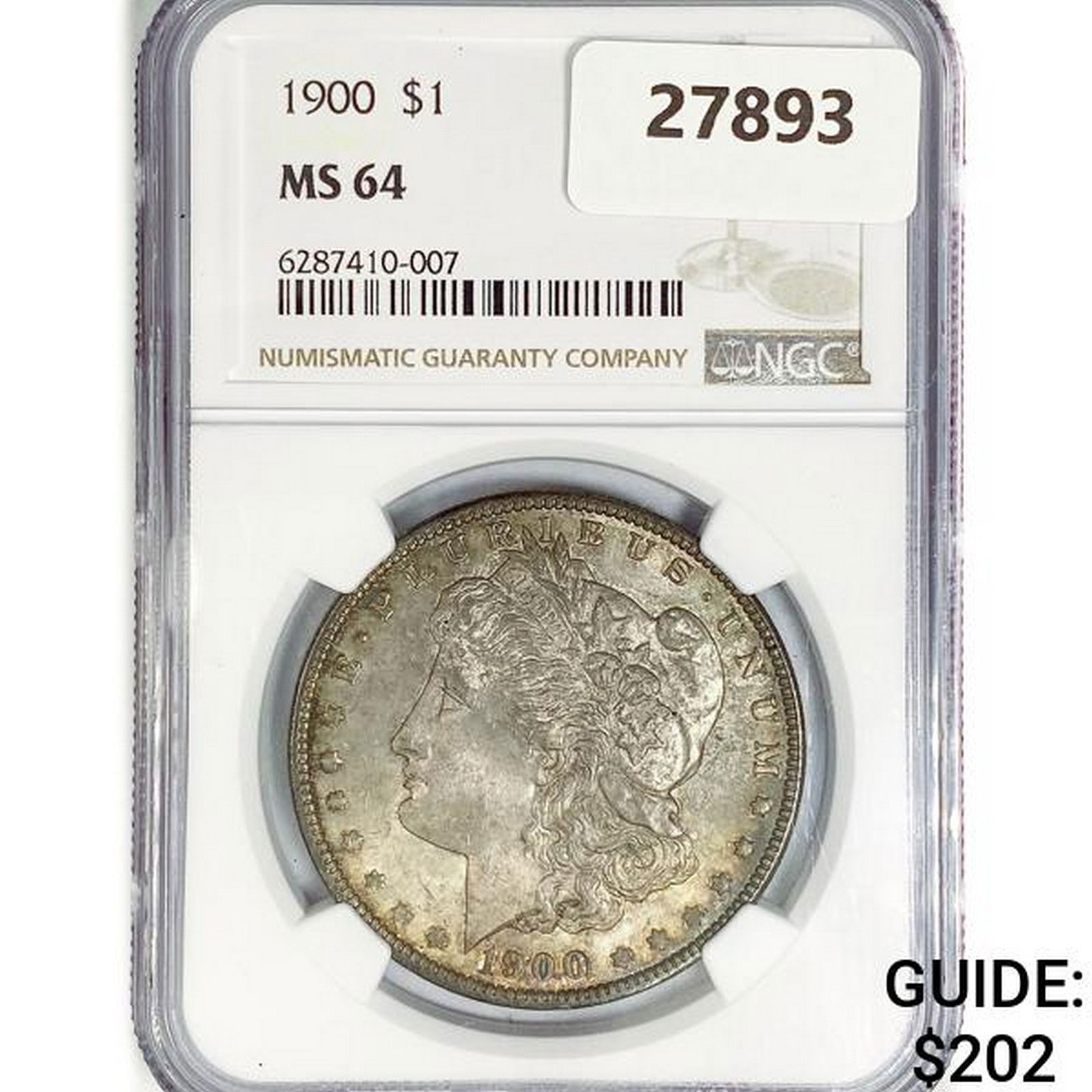 1900 Morgan Silver Dollar NGC MS64 (1 of 2)