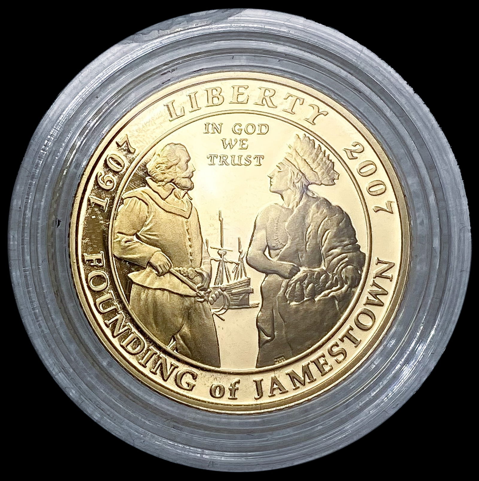 2007 US Commem .25oz Gold $5 GEM PROOF (1 of 2)