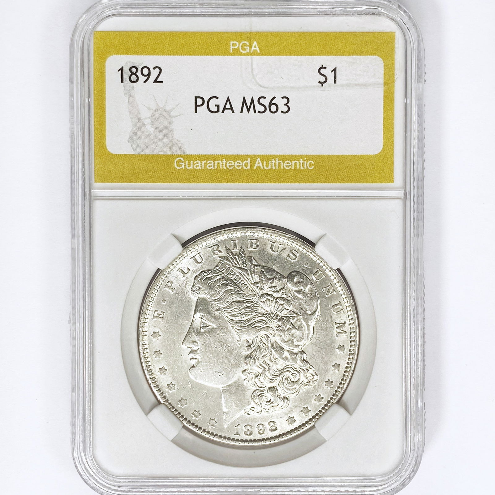 1892 Morgan Silver Dollar PGA MS63 (1 of 2)