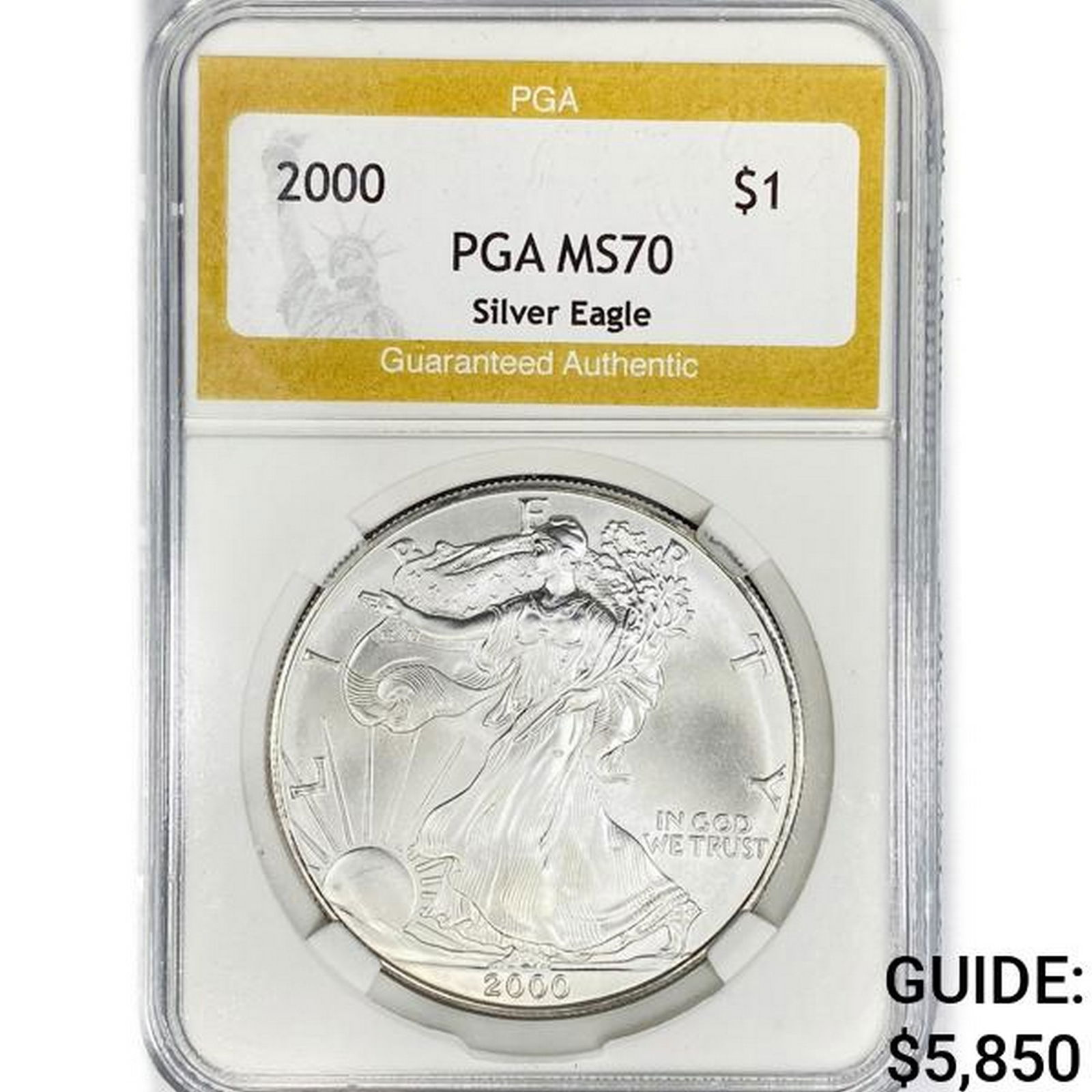 2000 American Silver Eagle PGA MS70 (1 of 2)
