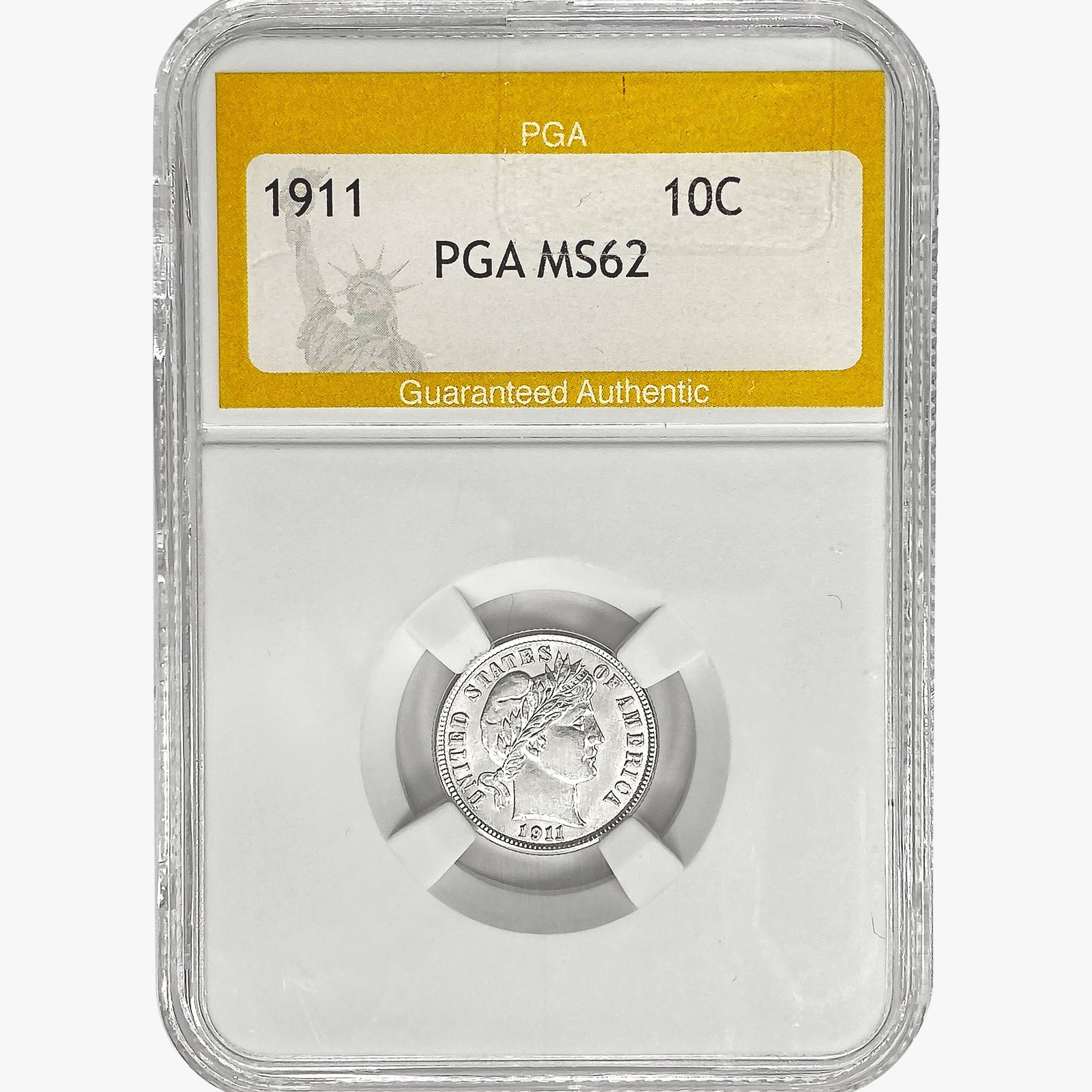 1911 Barber Dime PGA MS62 (1 of 2)