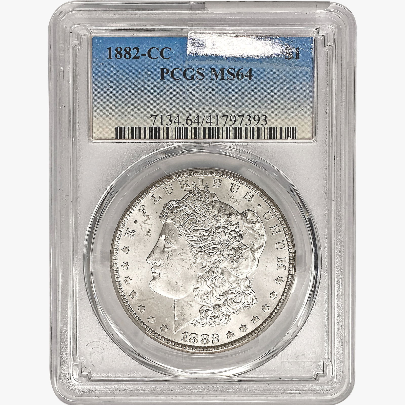1882-CC Morgan Silver Dollar PCGS MS64 (1 of 2)