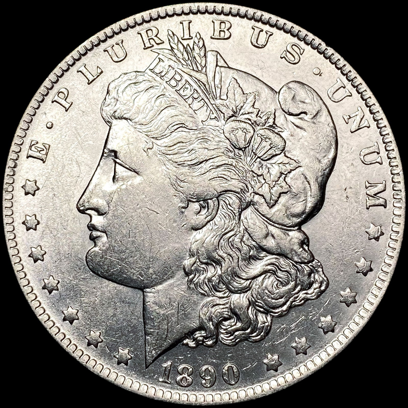 1890-O Morgan Silver Dollar CLOSELY UNCIRCULATED (1 of 2)
