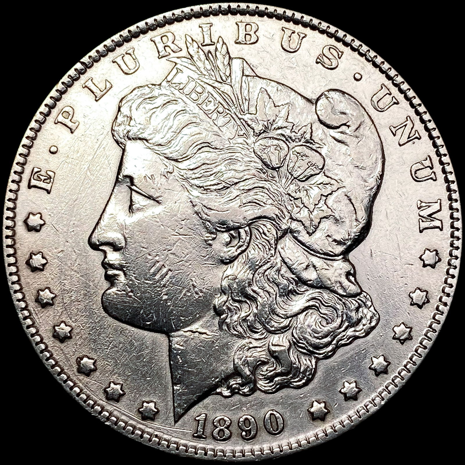 1890-CC Morgan Silver Dollar CLOSELY UNCIRCULATED (1 of 2)