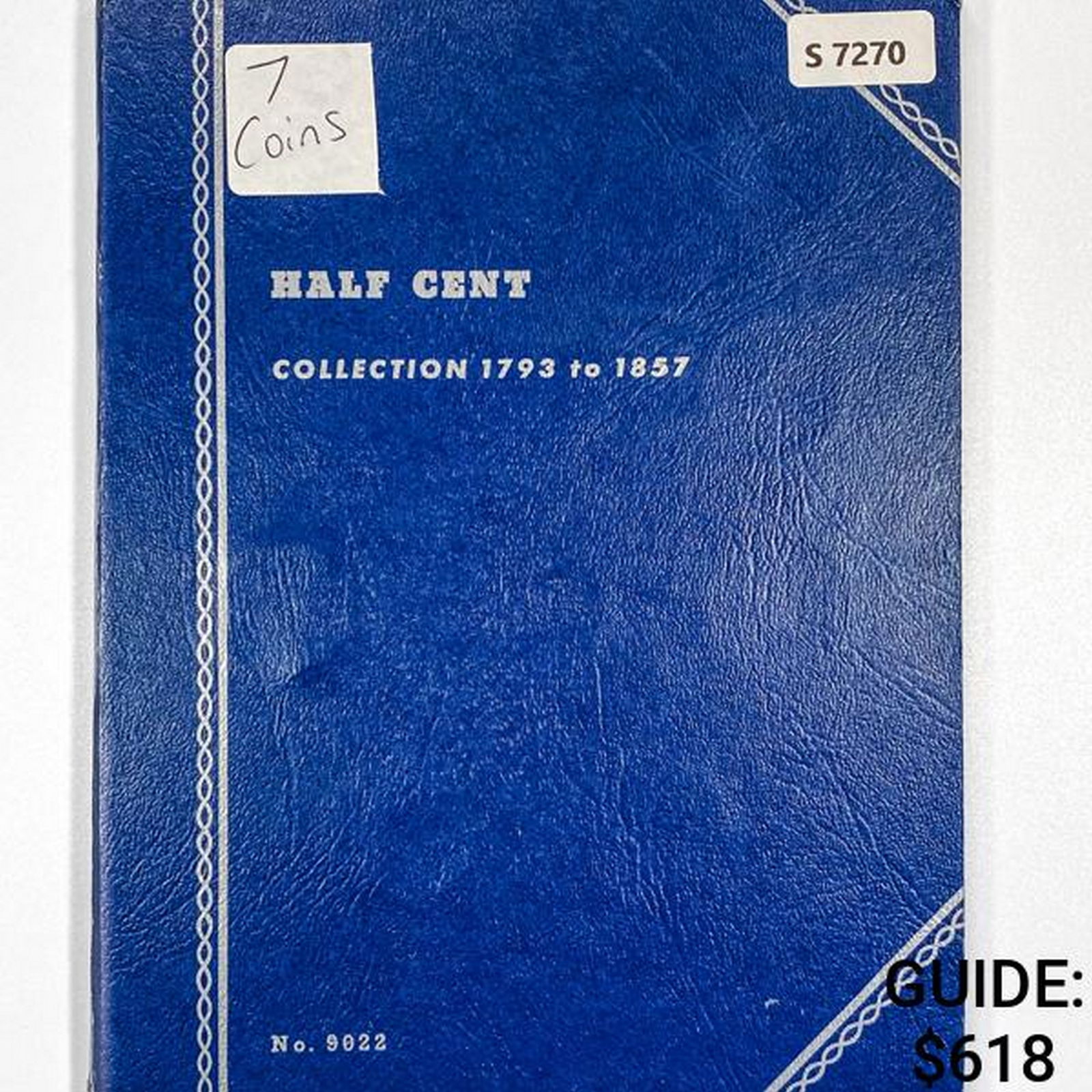 1804-1832 Half Cent Book (7 Coins) (1 of 3)