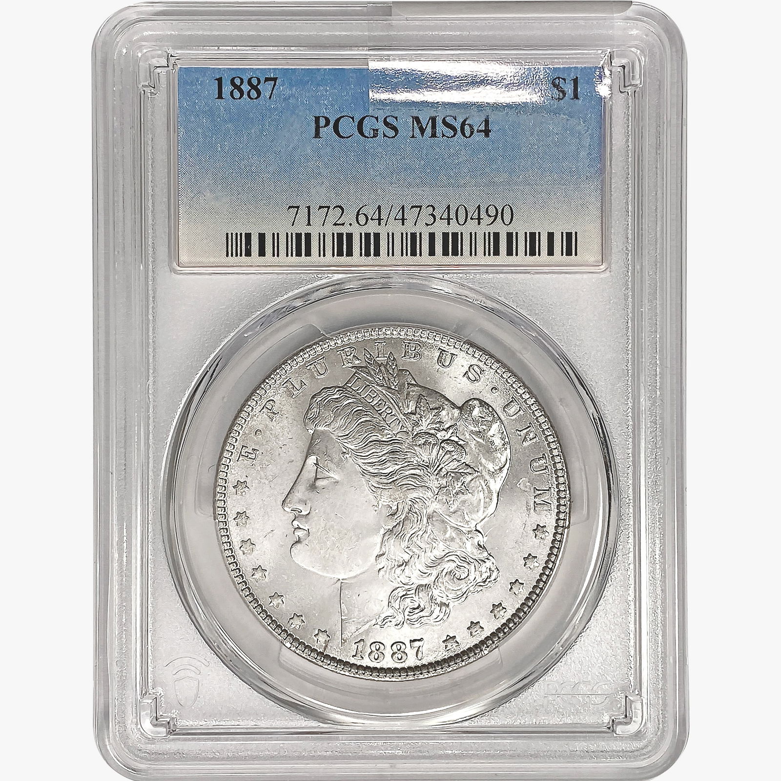 1887 Morgan Silver Dollar PCGS MS64 (1 of 2)
