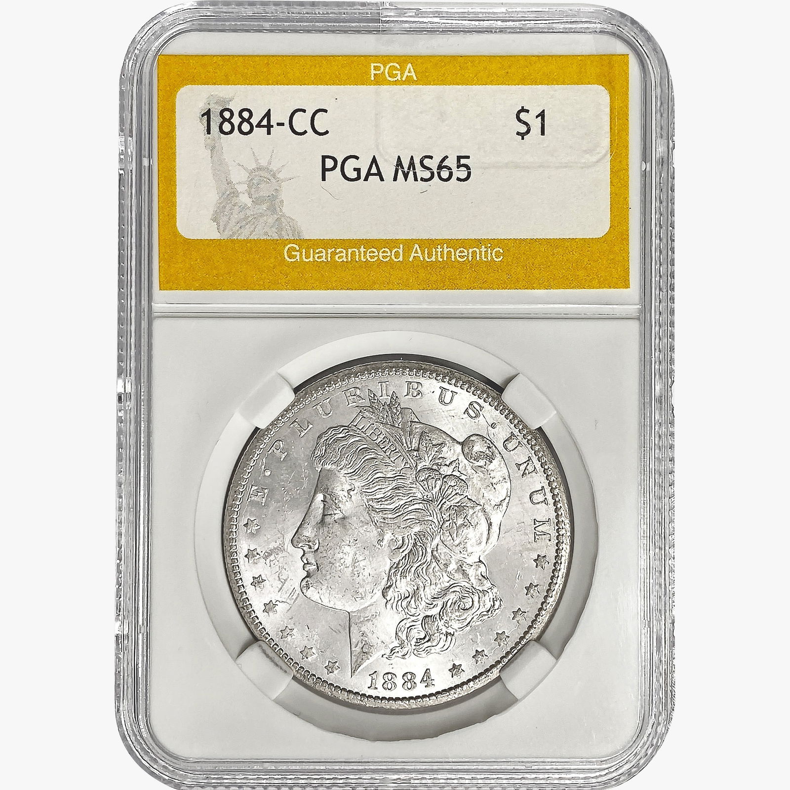 1884-CC Morgan Silver Dollar PGA MS65 (1 of 2)