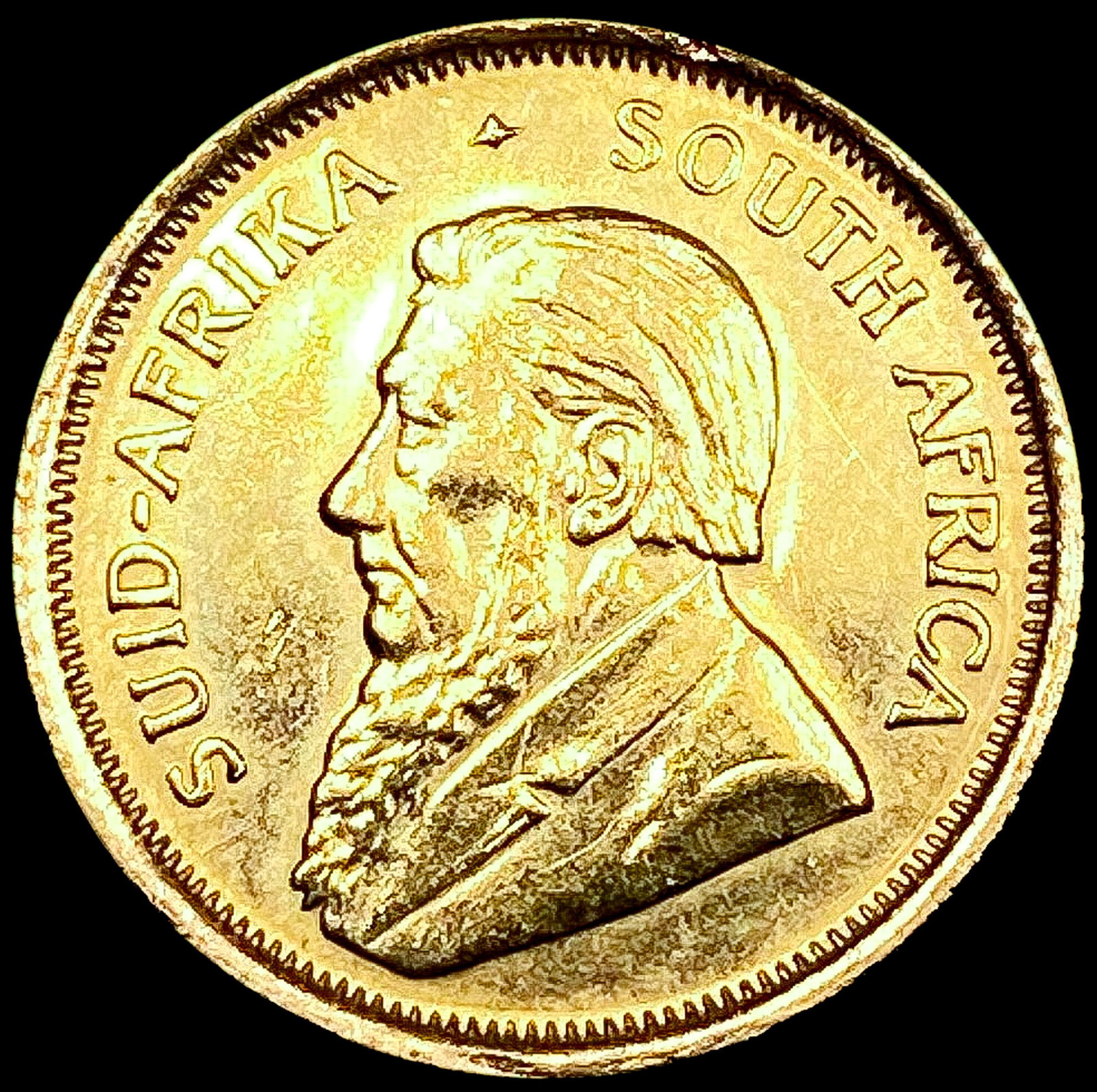1981 S. Africa 1/10oz Gold Krugerrand CLOSELY UNCI: 1981 S. Africa 1/10oz Gold Krugerrand CLOSELY UNCI