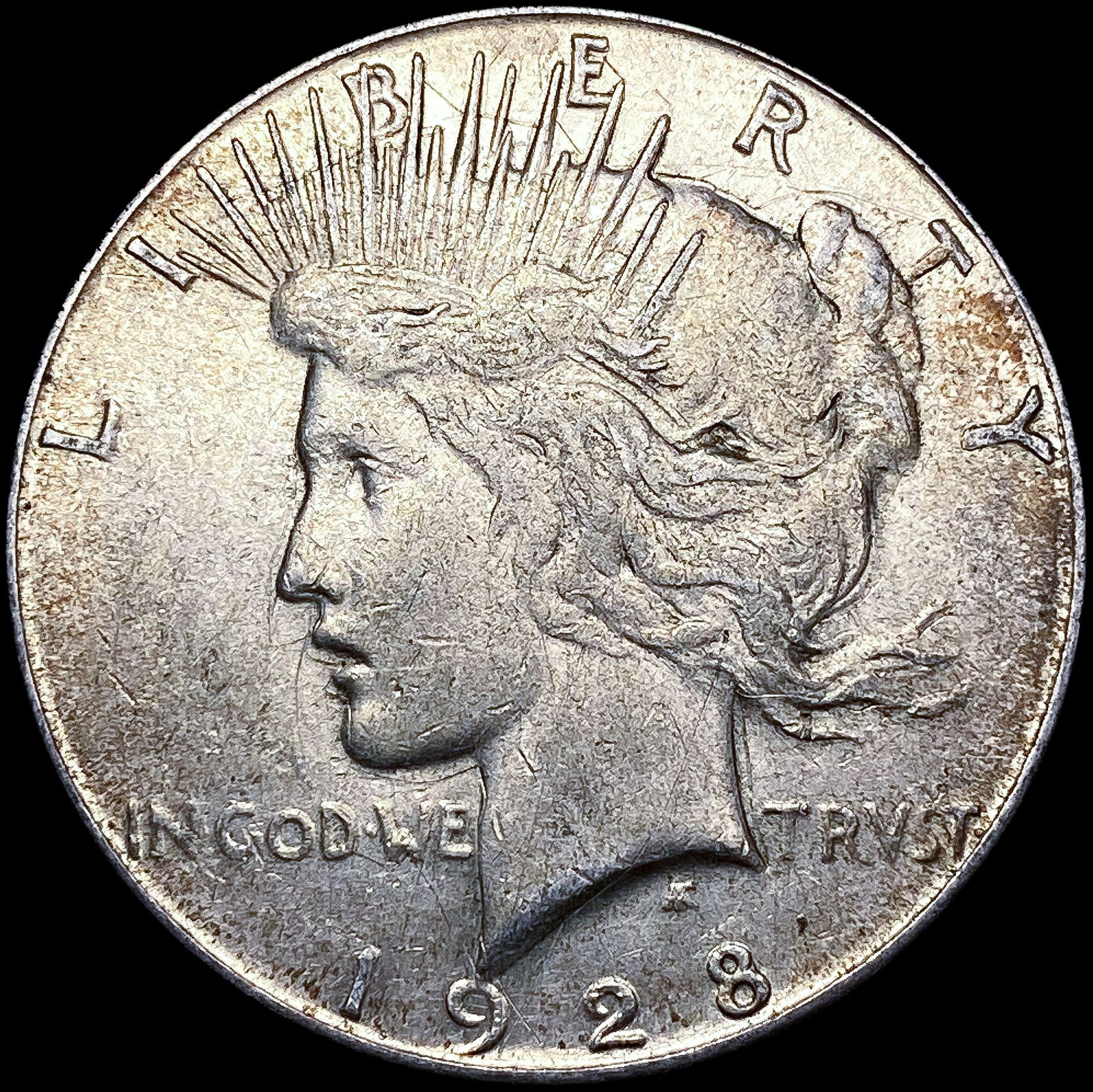1928-S Silver Peace Dollar LIGHTLY CIRCULATED (1 of 2)