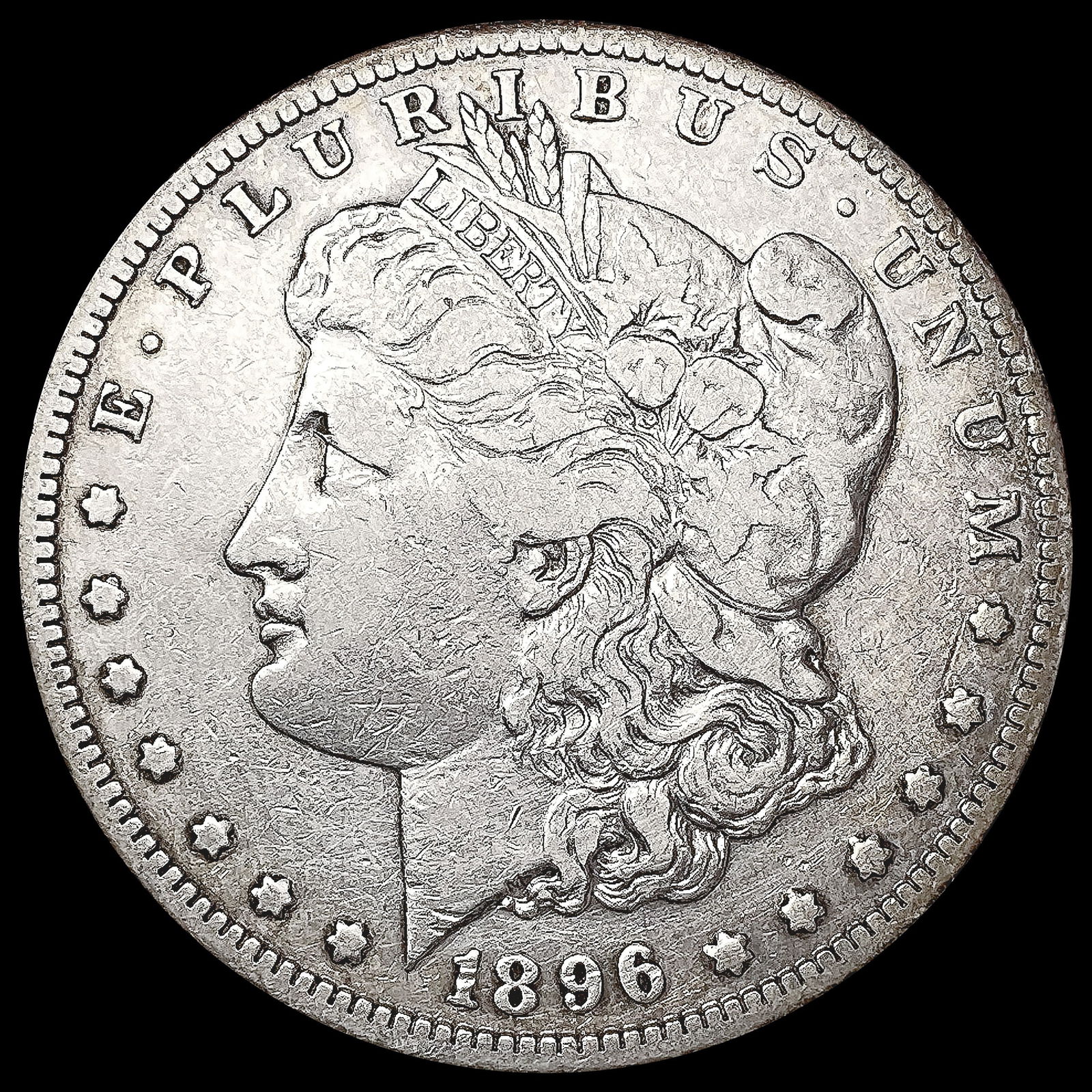 1896-S Morgan Silver Dollar LIGHTLY CIRCULATED (1 of 2)