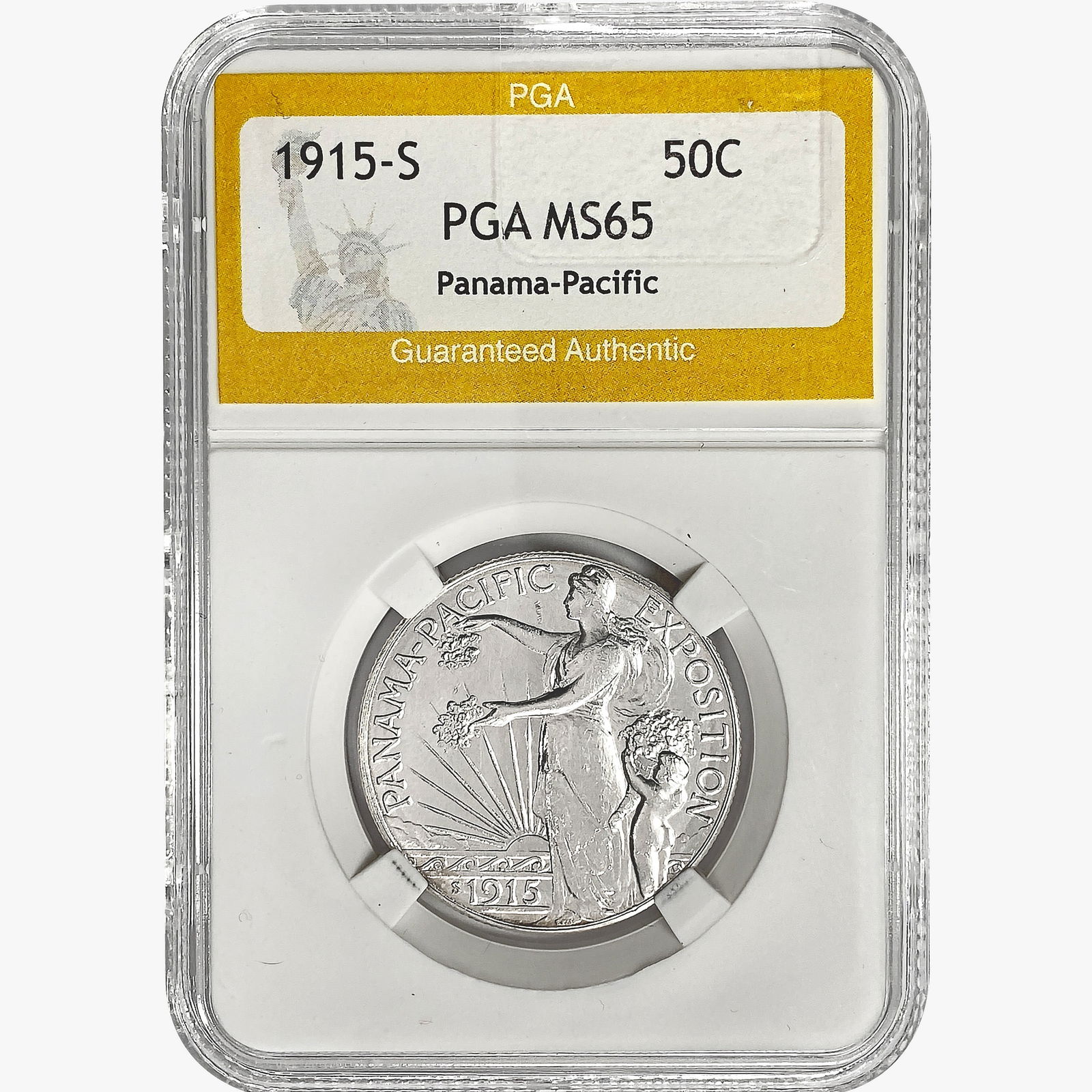 1915-S Panama-Pacific Half Dollar PGA MS65 (1 of 2)