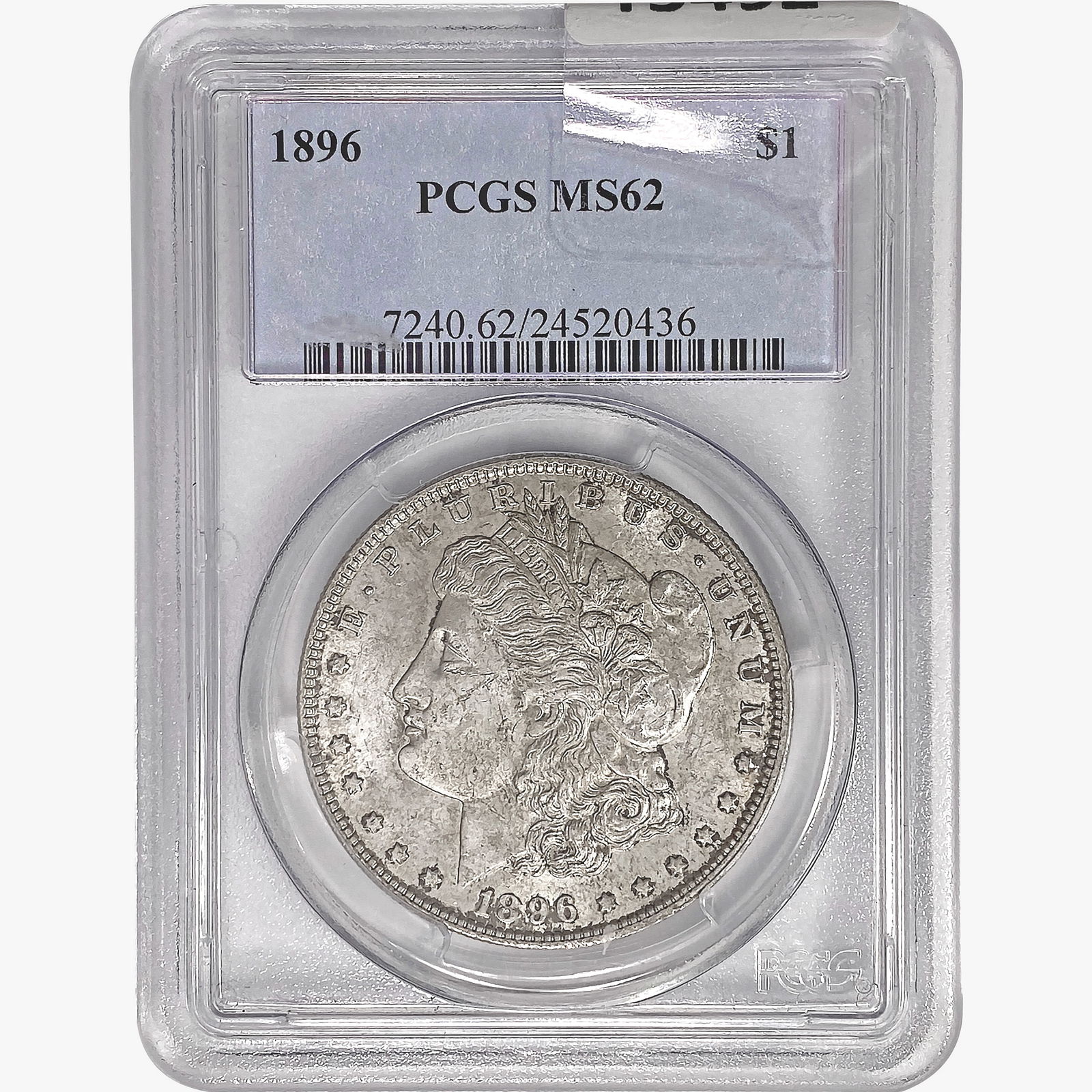 1896 Morgan Silver Dollar PCGS MS62 (1 of 2)
