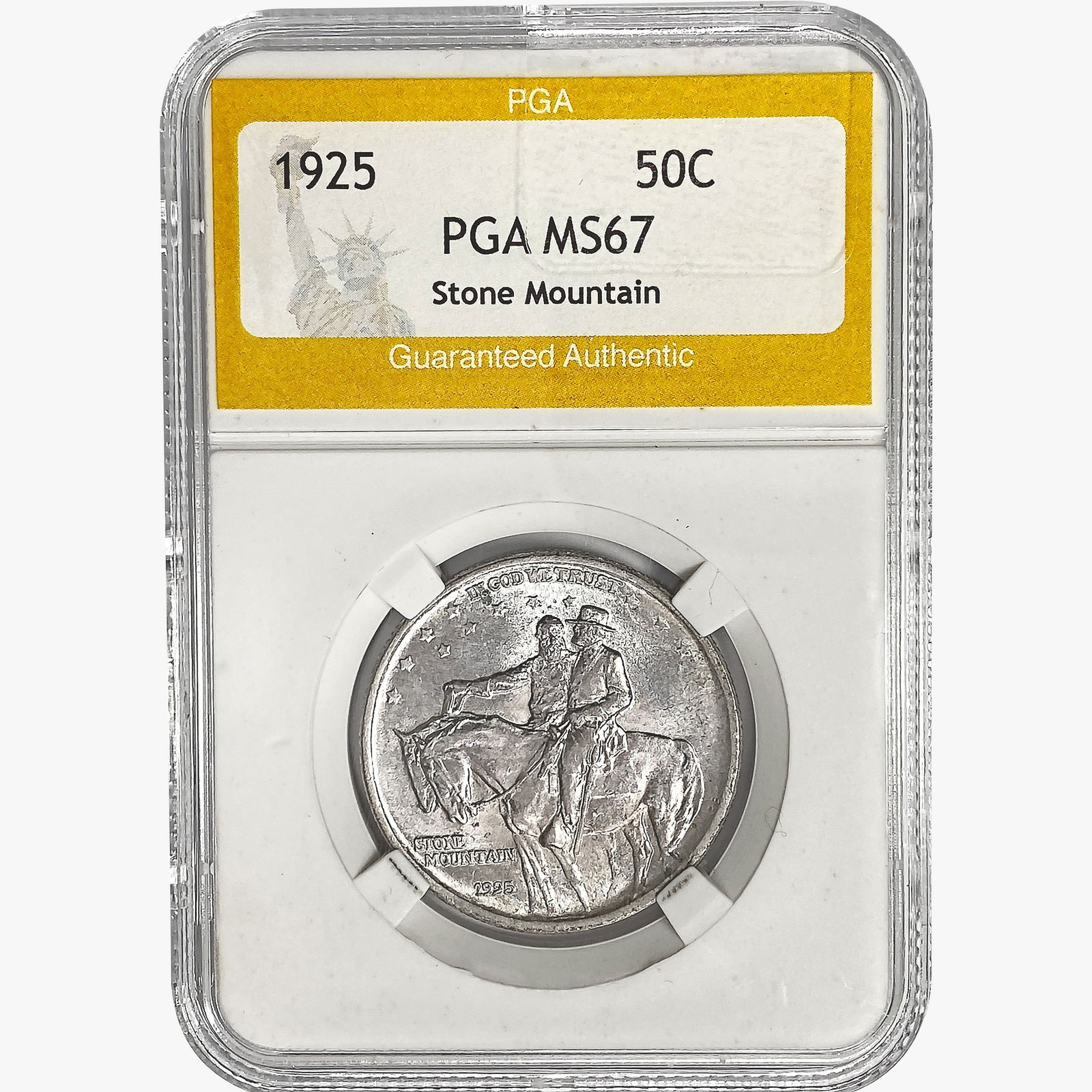 1925 Stone Mountain Half Dollar PGA MS67 (1 of 2)