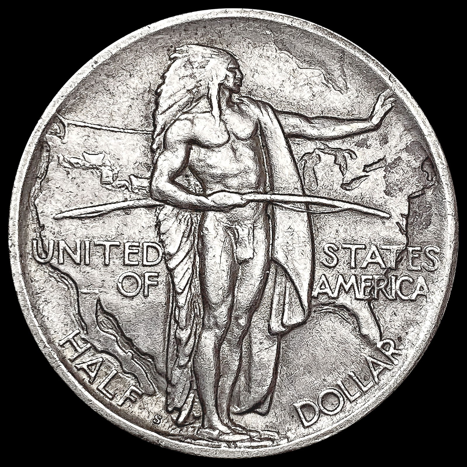 1926-S Oregon Trail Half Dollar CLOSELY UNCIRCULAT (1 of 2)