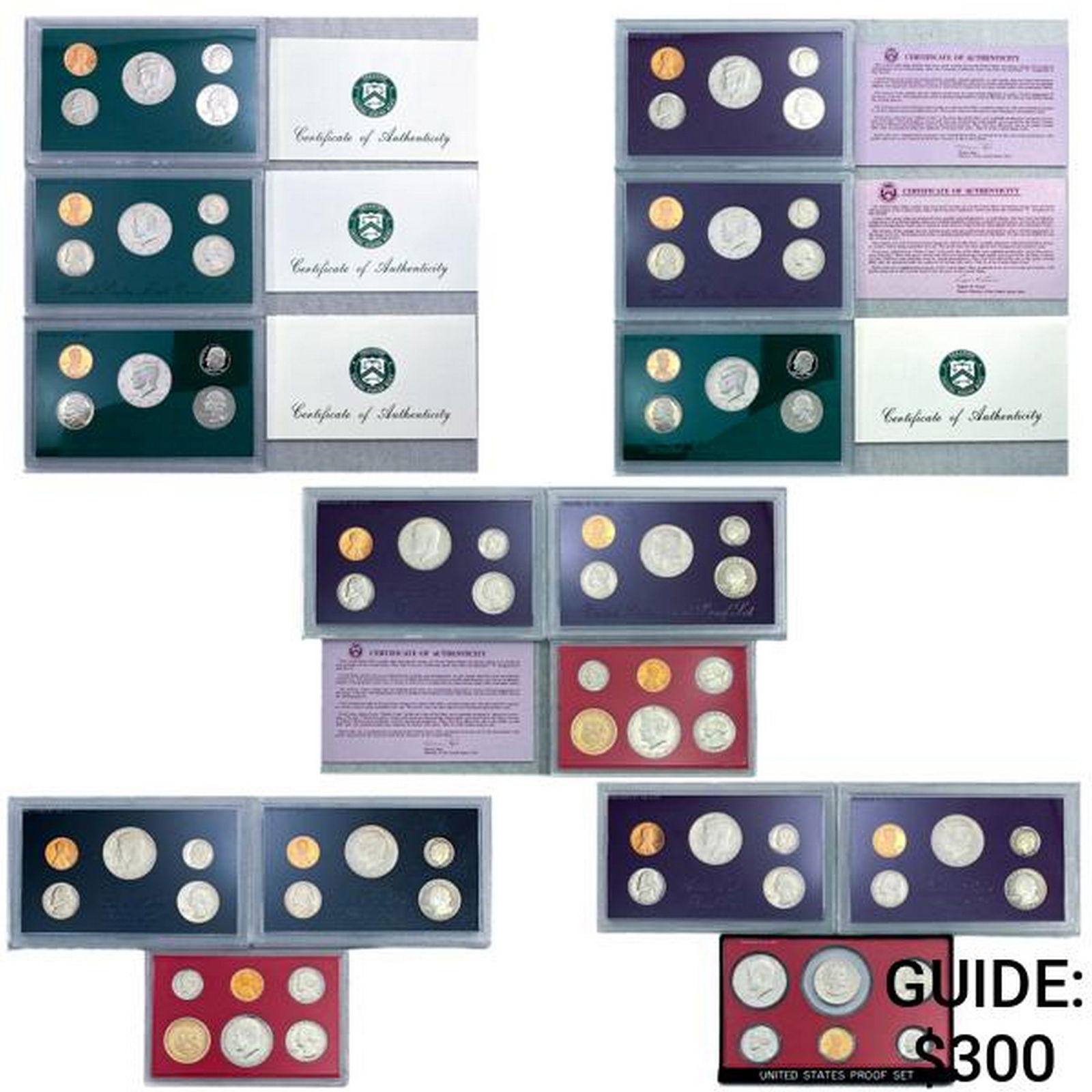 1979-1997 US Proof Mint Sets [78 Coins] (1 of 2)