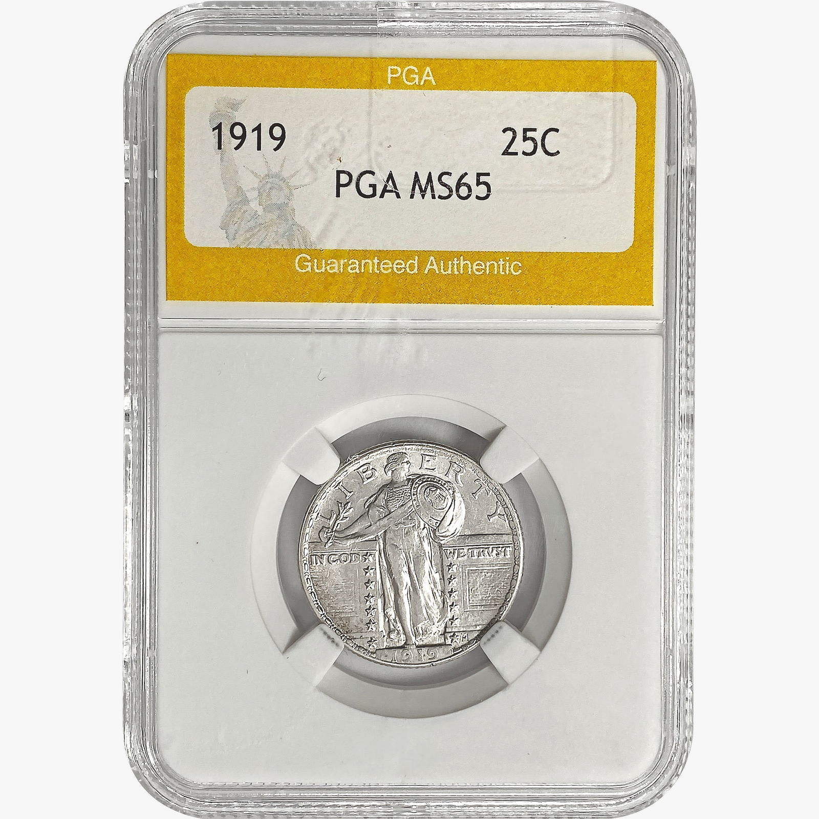 1919 Standing Liberty Quarter PGA MS65 (1 of 2)