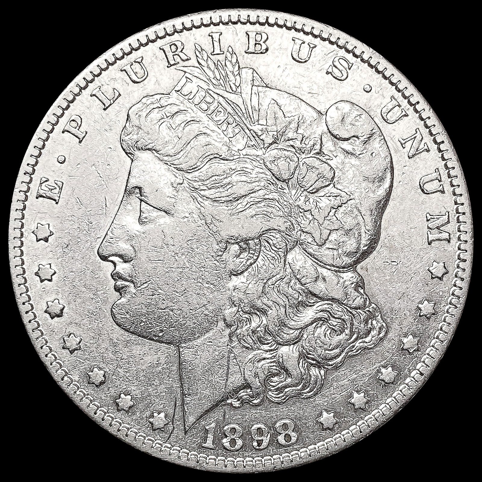1898-S Morgan Silver Dollar NEARLY UNCIRCULATED (1 of 2)
