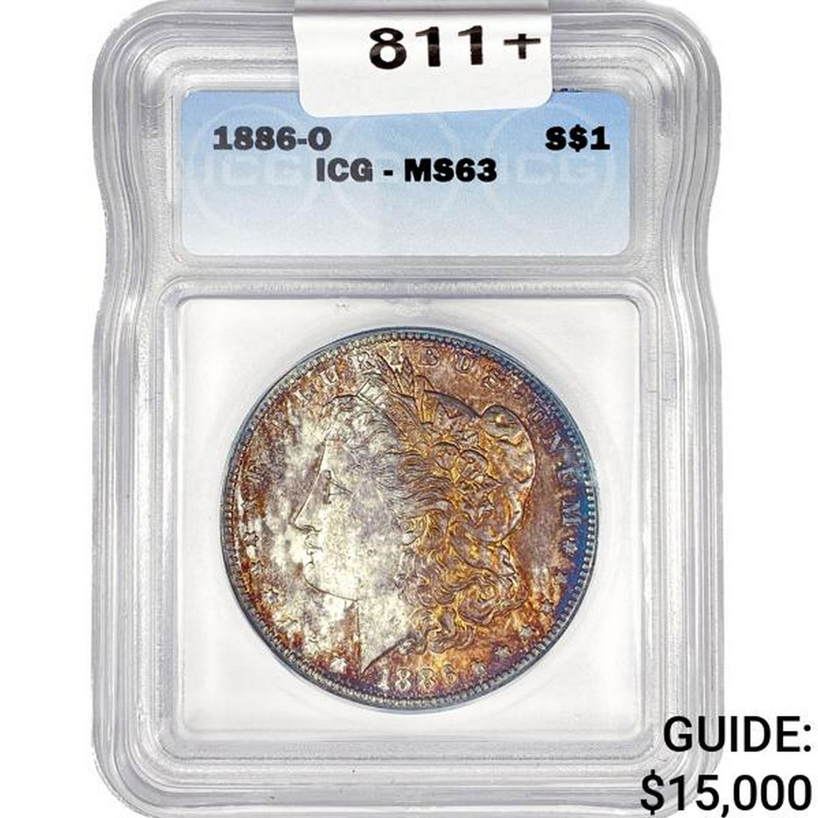 1886-O Morgan Silver Dollar ICG MS63 (1 of 2)