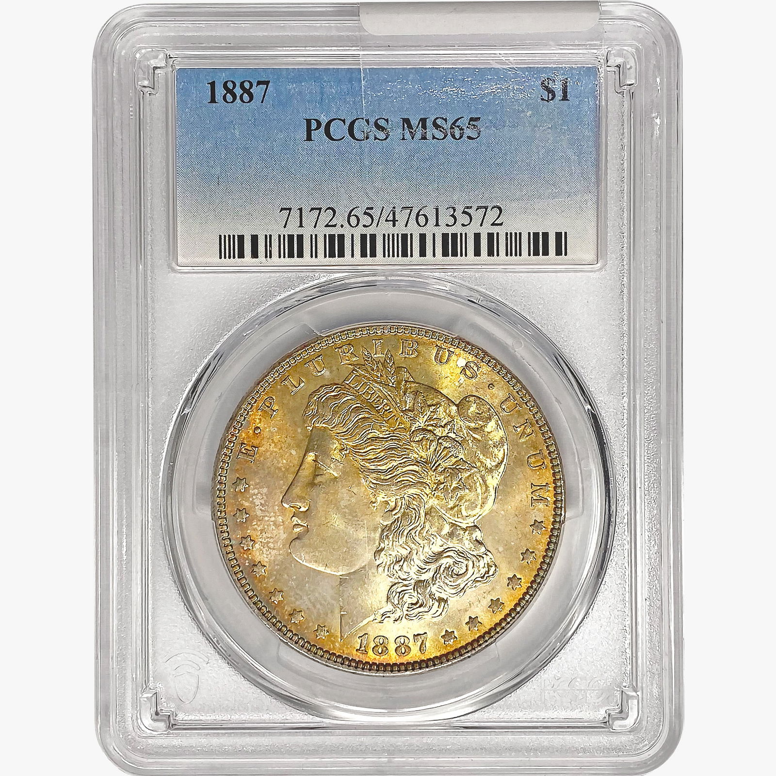 1887 Morgan Silver Dollar PCGS MS65 (1 of 2)