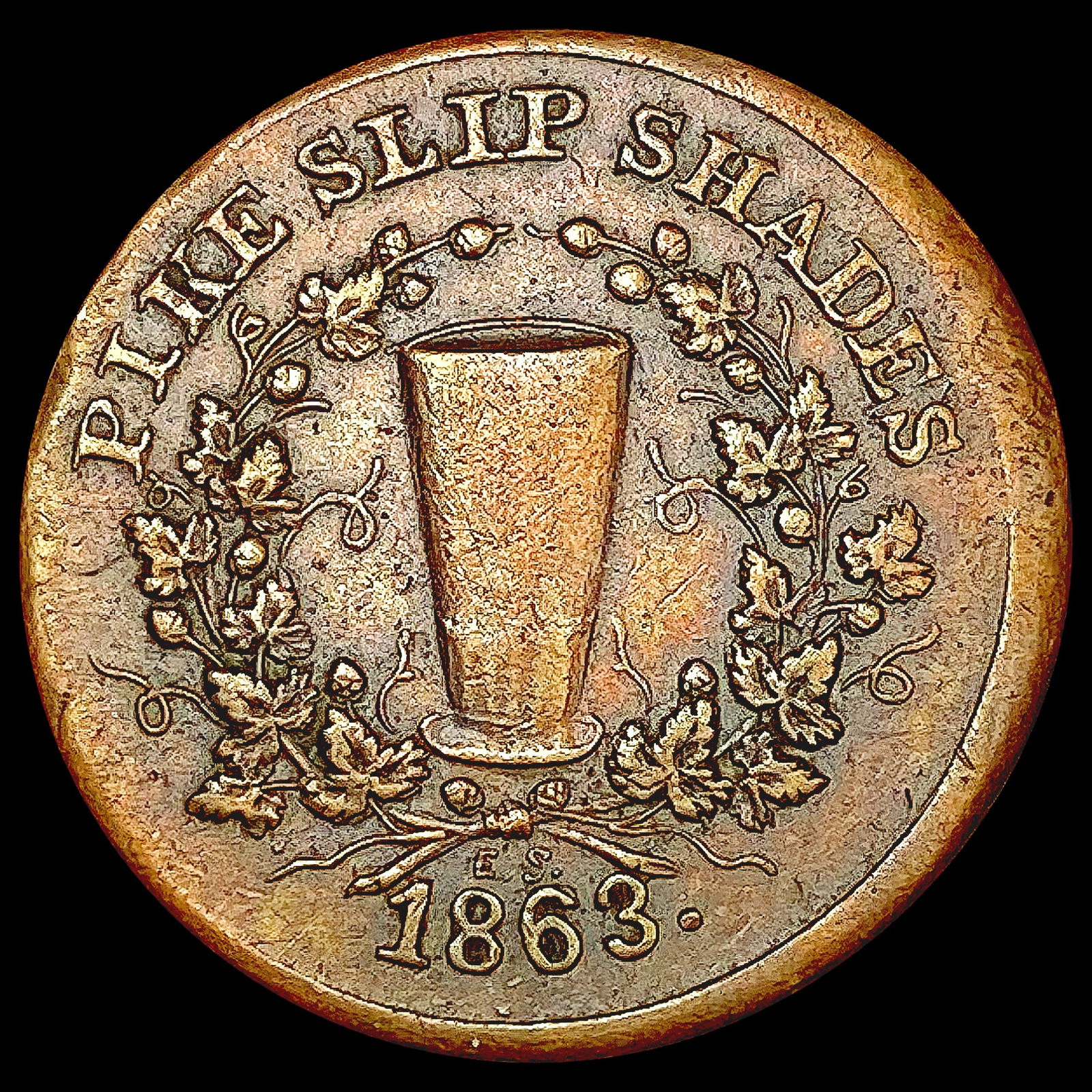 1863 Civil War Token LIGHTLY CIRCULATED (1 of 2)