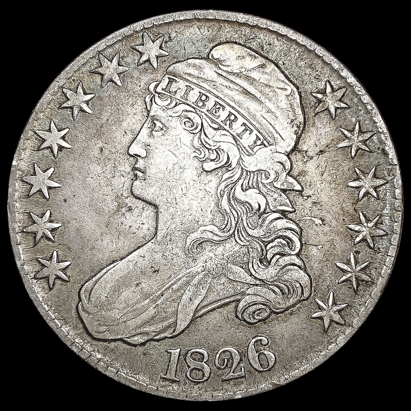 1826 Capped Bust Half Dollar CLOSELY UNCIRCULATED (1 of 2)